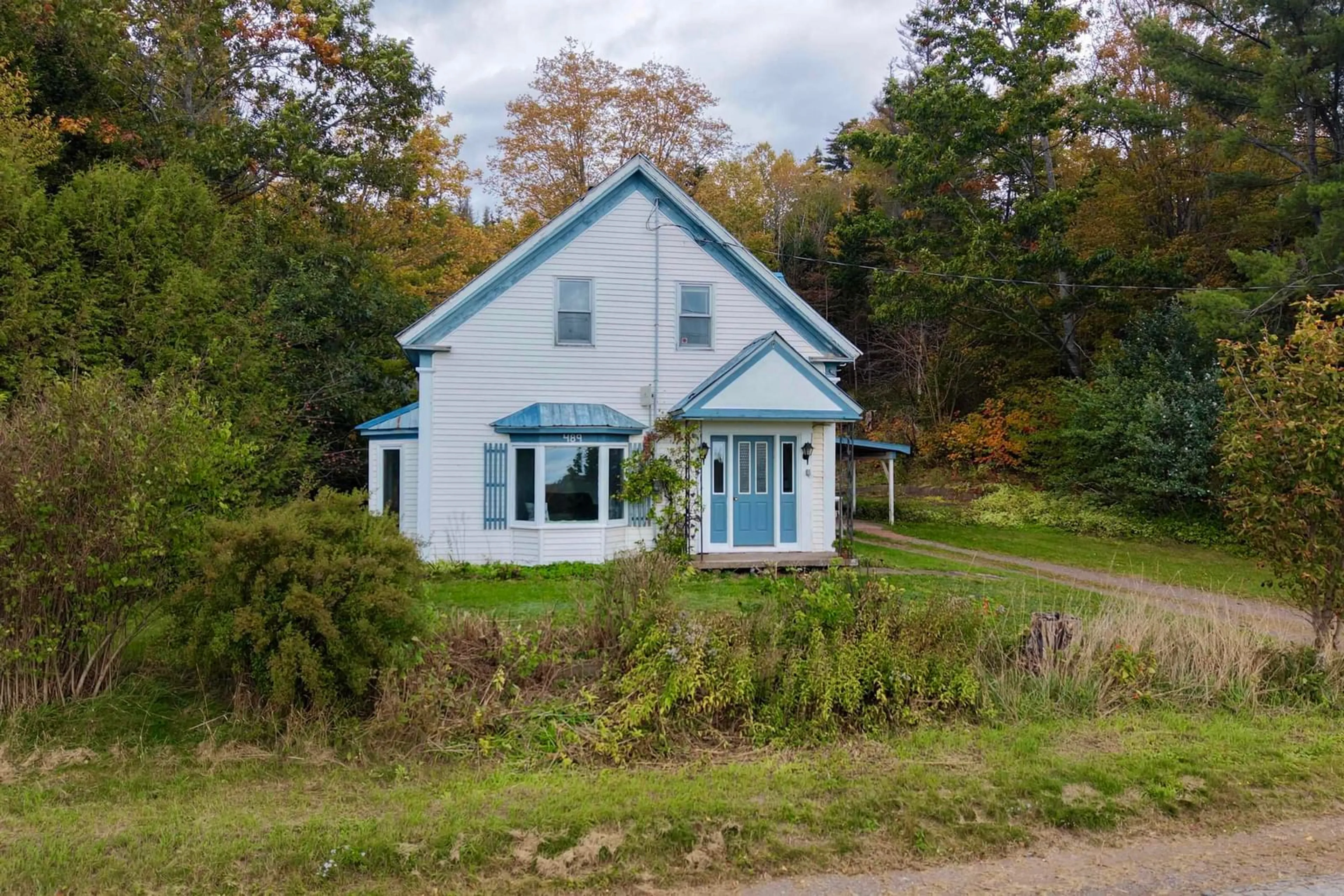 A pic from outside/outdoor area/front of a property/back of a property/a pic from drone, street for 489 Prospect Rd, Parrsboro Nova Scotia B0M 1S0