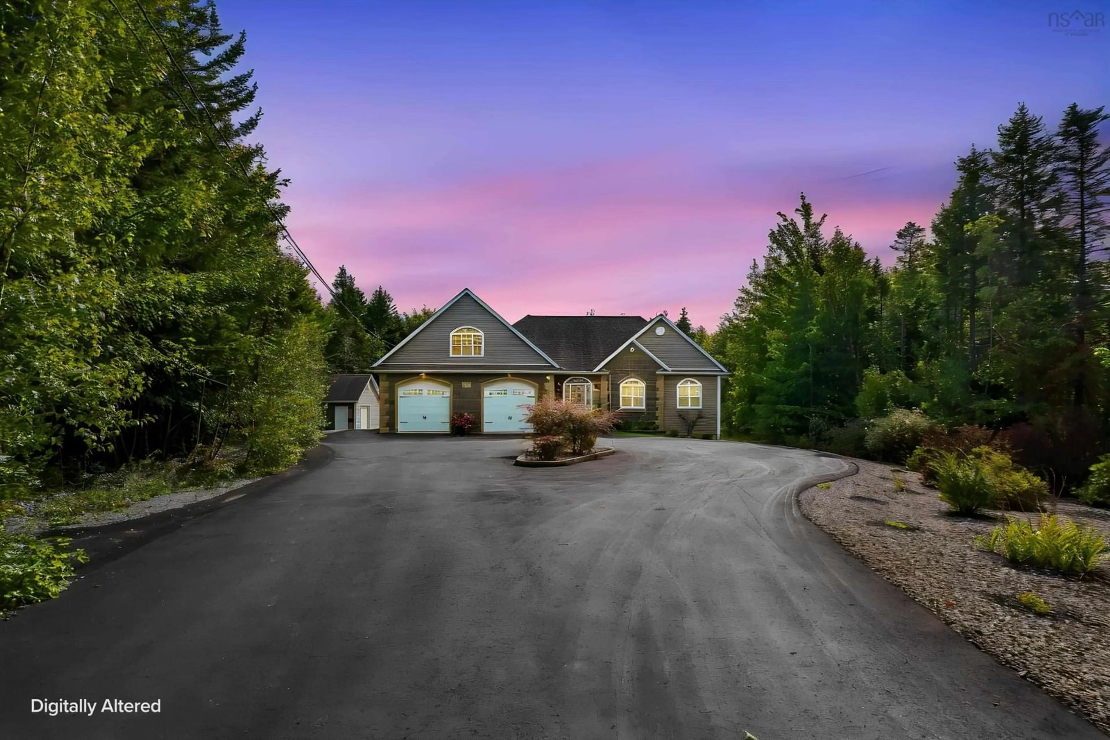 A pic from outside/outdoor area/front of a property/back of a property/a pic from drone, mountain view for 170 Magnate Crt, Hammonds Plains Nova Scotia B4B 0B2