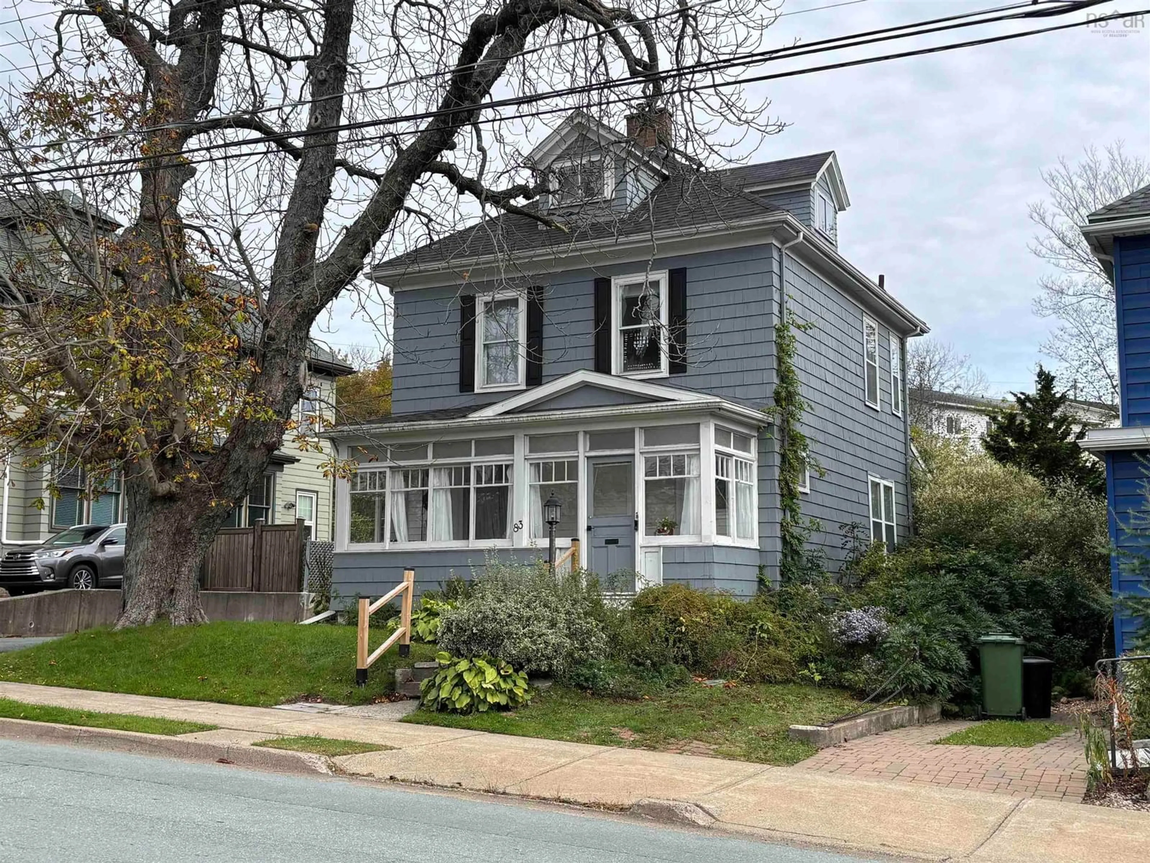 Home with vinyl exterior material, street for 83 Prince Albert Rd, Dartmouth Nova Scotia B2Y 1M1
