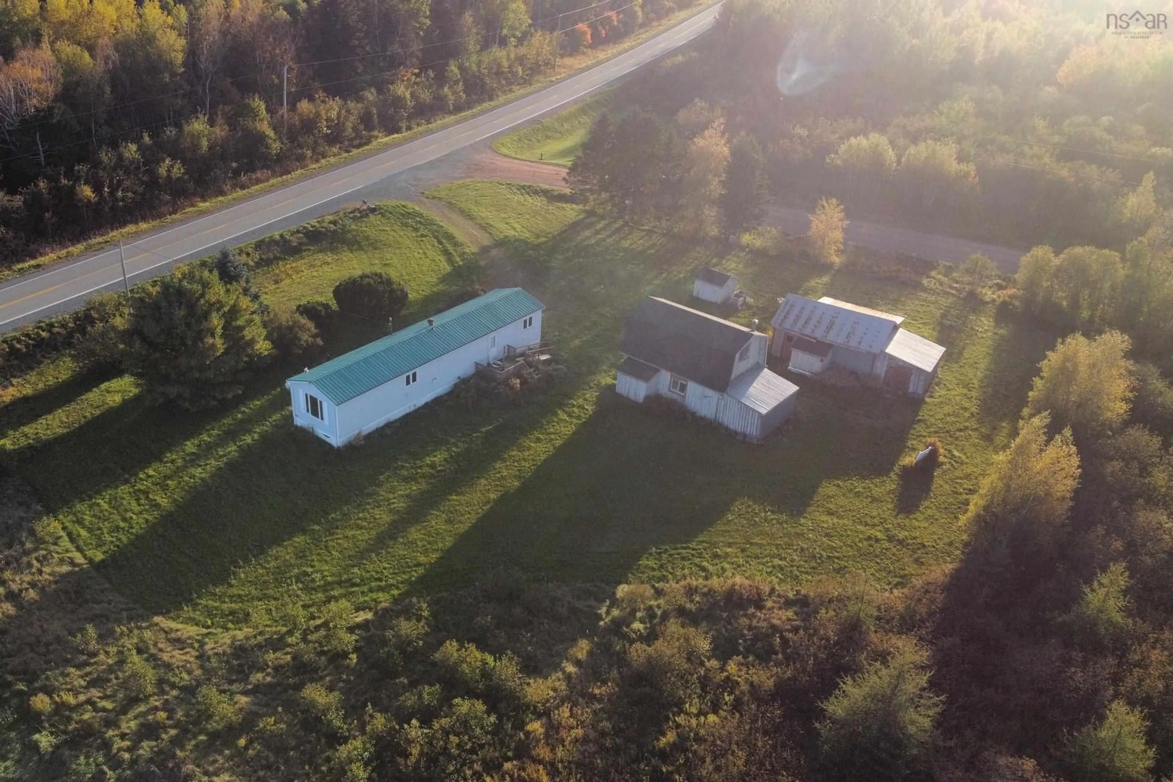 A pic from outside/outdoor area/front of a property/back of a property/a pic from drone, unknown for 5951 Highway 6, Linden Nova Scotia B4H 3Y2