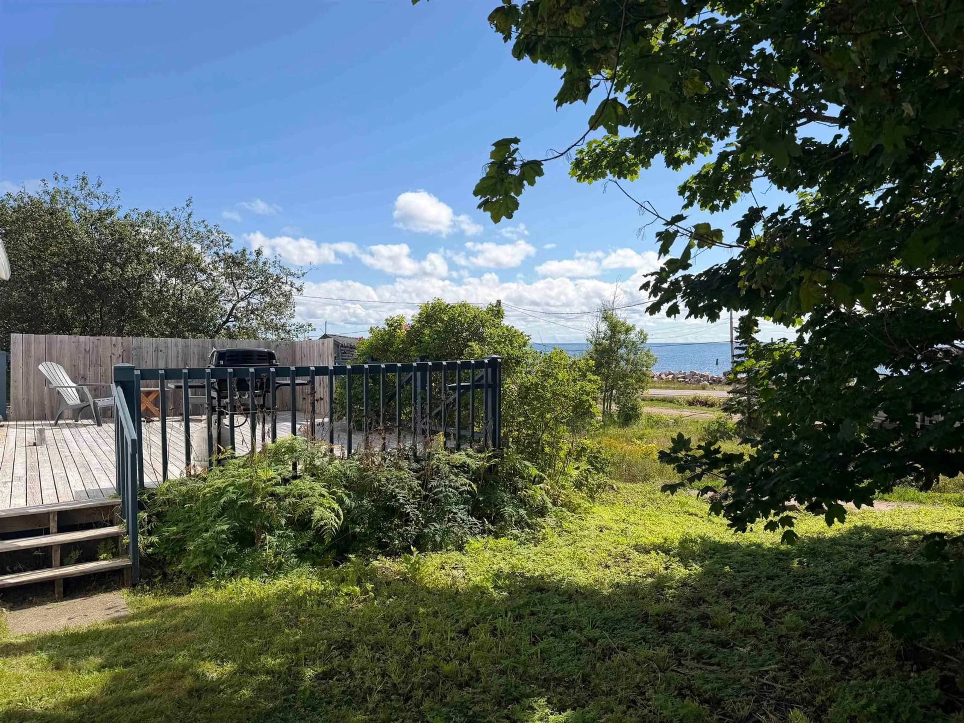 A pic from outside/outdoor area/front of a property/back of a property/a pic from drone, water/lake/river/ocean view for 15 Stoneys Lane, New Haven Nova Scotia B0C 1N0
