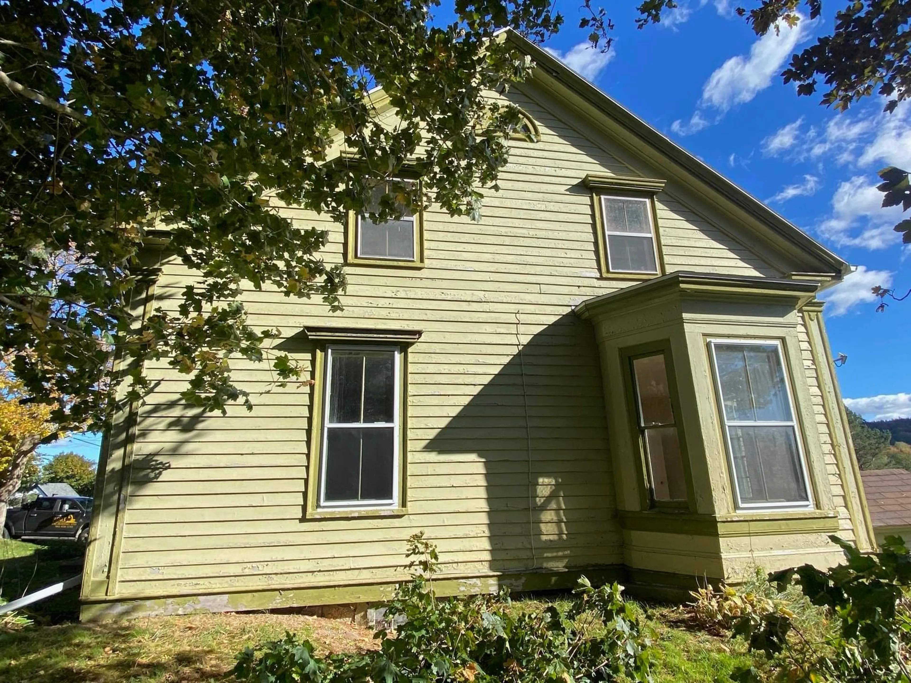 Home with vinyl exterior material, street for 2878 Highway 201, Tupperville Nova Scotia B0S 1C0