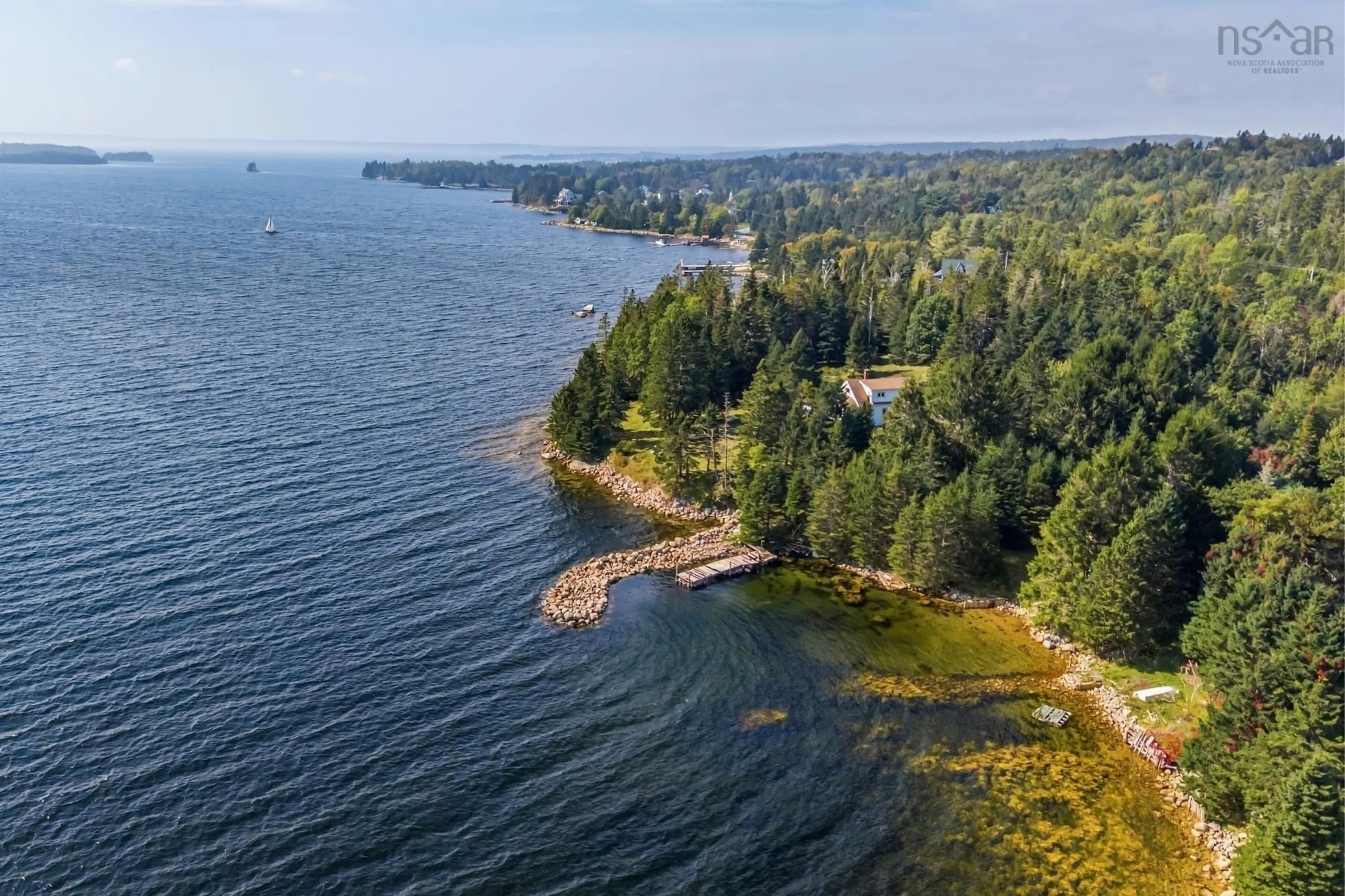 A pic from outside/outdoor area/front of a property/back of a property/a pic from drone, water/lake/river/ocean view for 6850 St Margarets Bay Rd, Head Of St. Margarets Bay Nova Scotia B3T 1K5