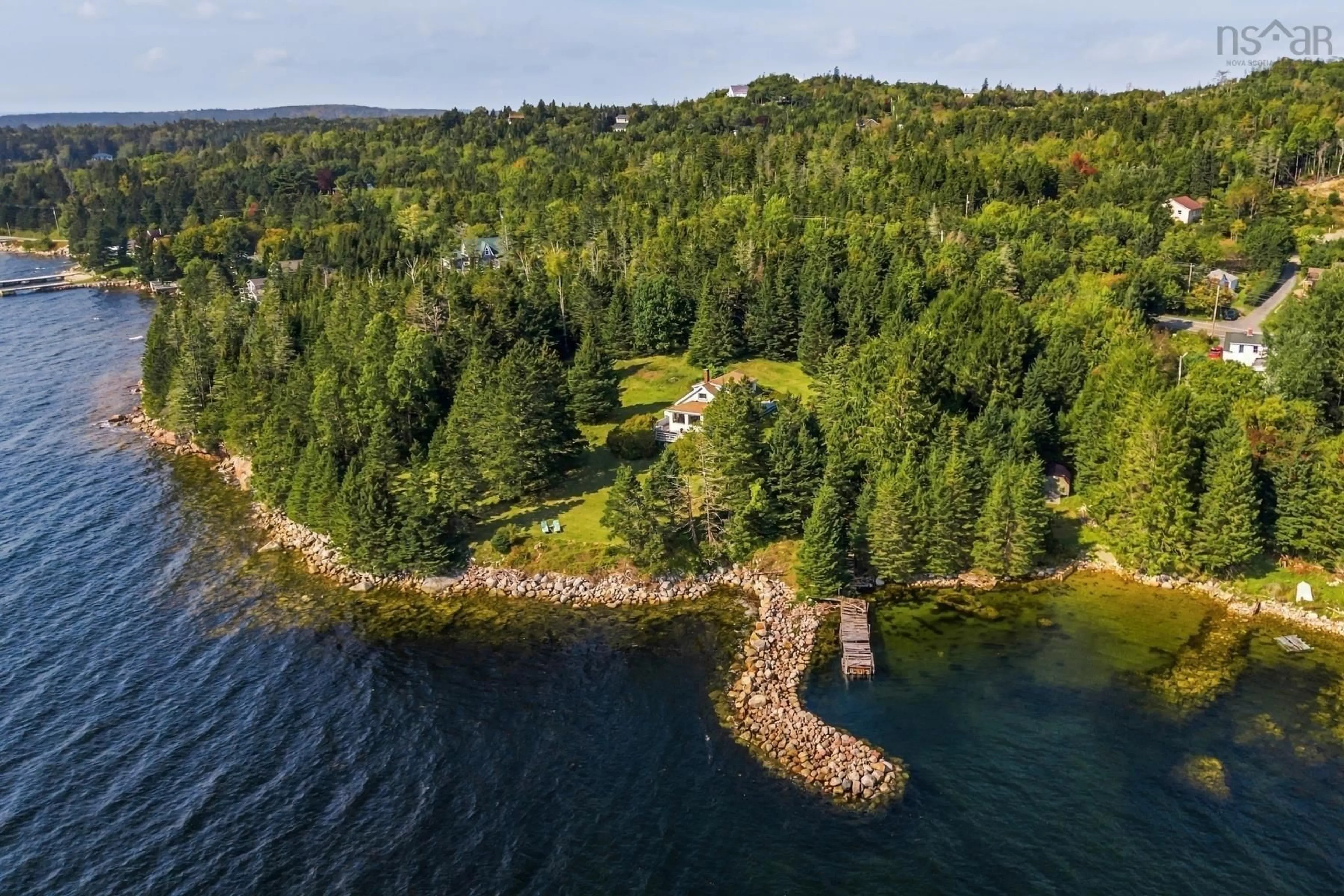 A pic from outside/outdoor area/front of a property/back of a property/a pic from drone, water/lake/river/ocean view for 6850 St Margarets Bay Rd, Head Of St. Margarets Bay Nova Scotia B3T 1K5