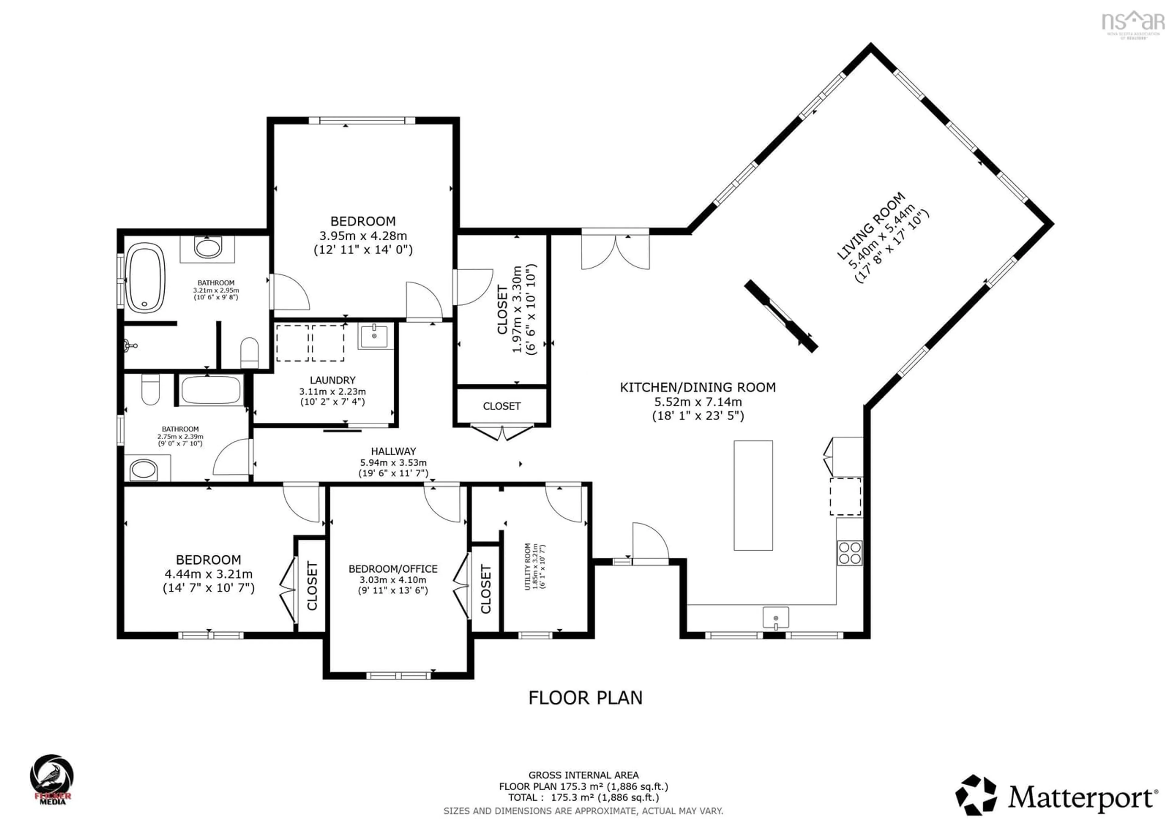 Floor plan for 48 Festival Lane, MacKay Siding Nova Scotia B0N 2J0