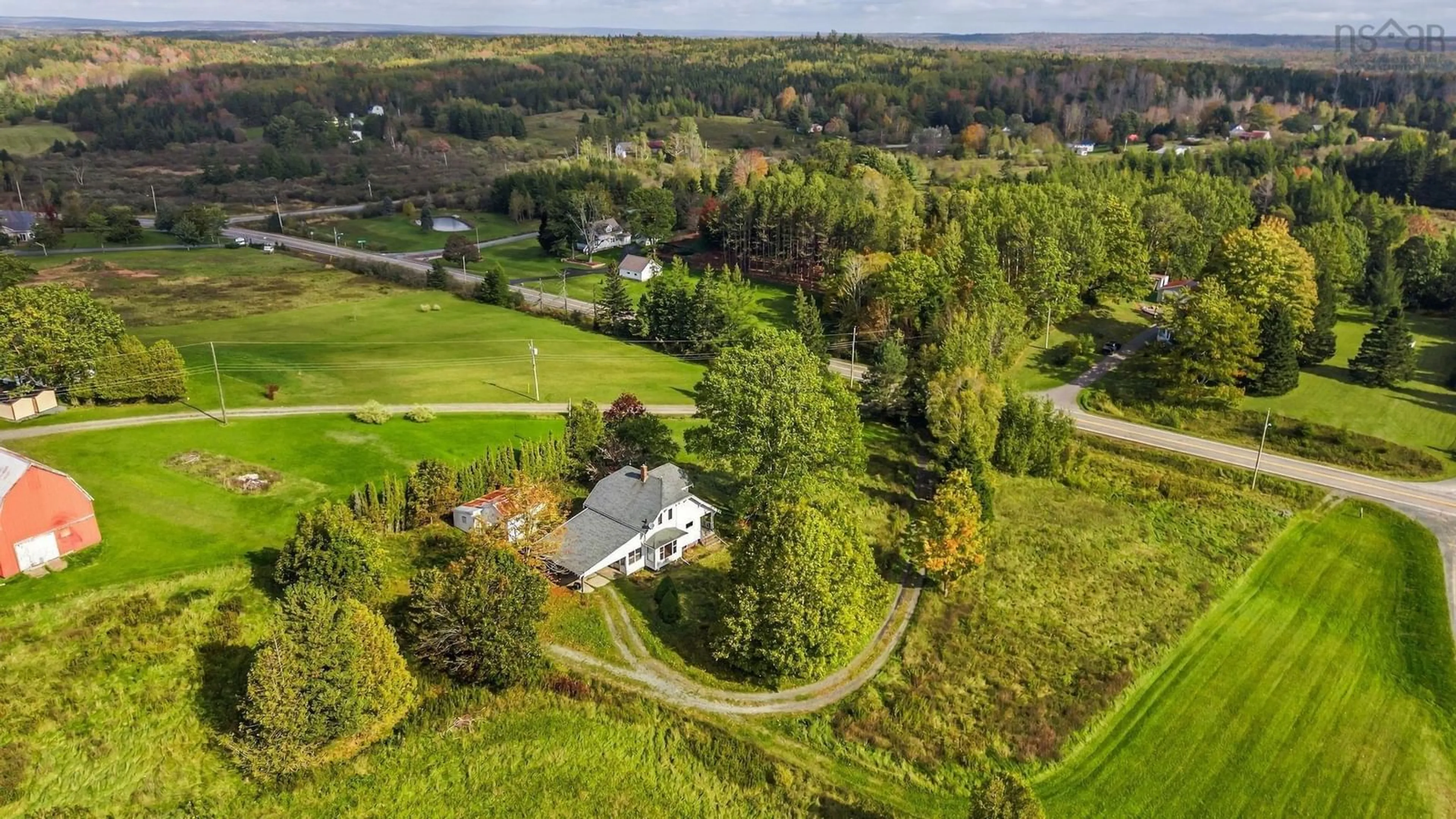 A pic from outside/outdoor area/front of a property/back of a property/a pic from drone, water/lake/river/ocean view for 3865 Highway 357, Meaghers Grant Nova Scotia B0N 1V0