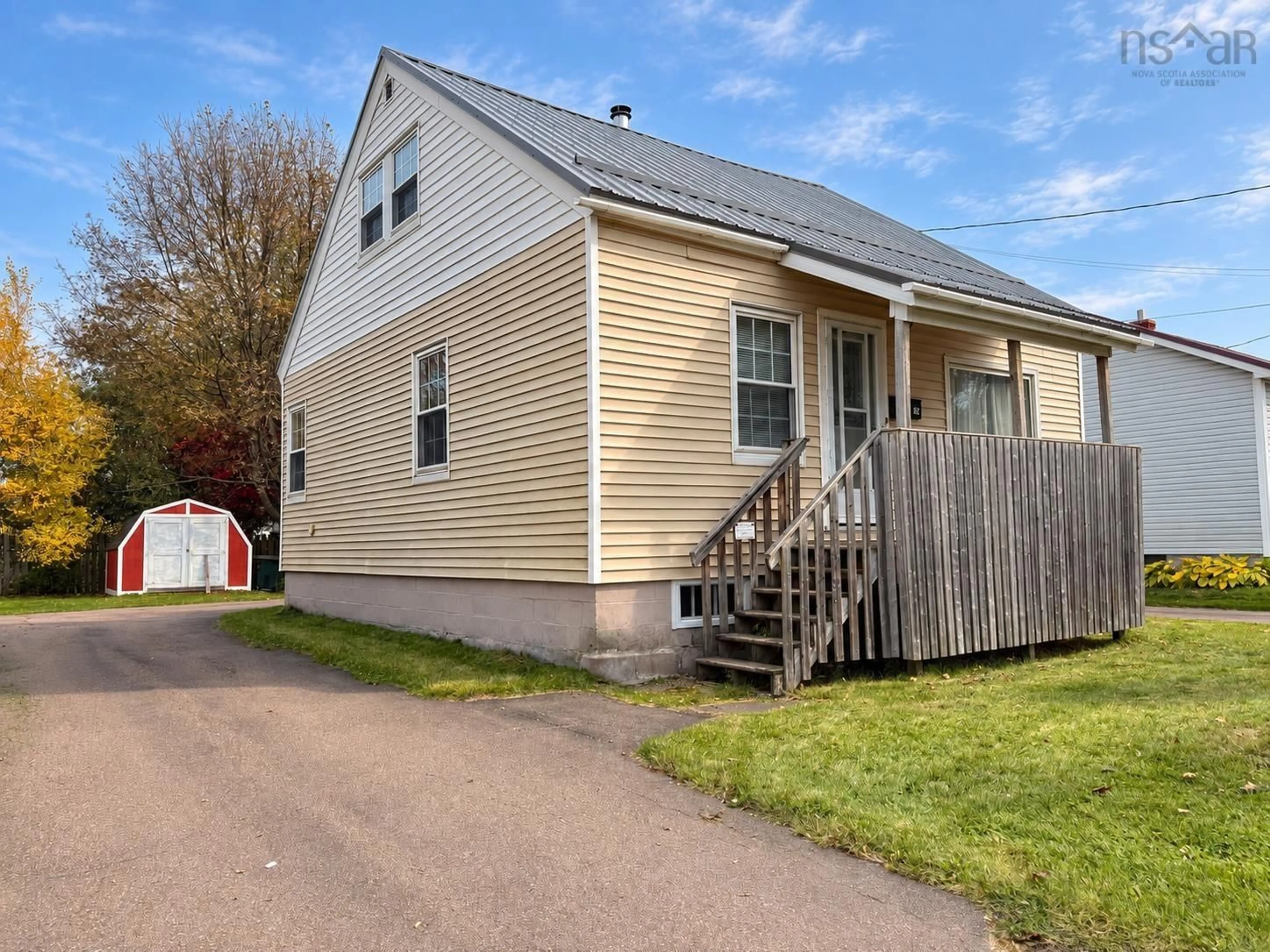 Home with vinyl exterior material, street for 82 South Albion St, Amherst Nova Scotia B4H 2W9