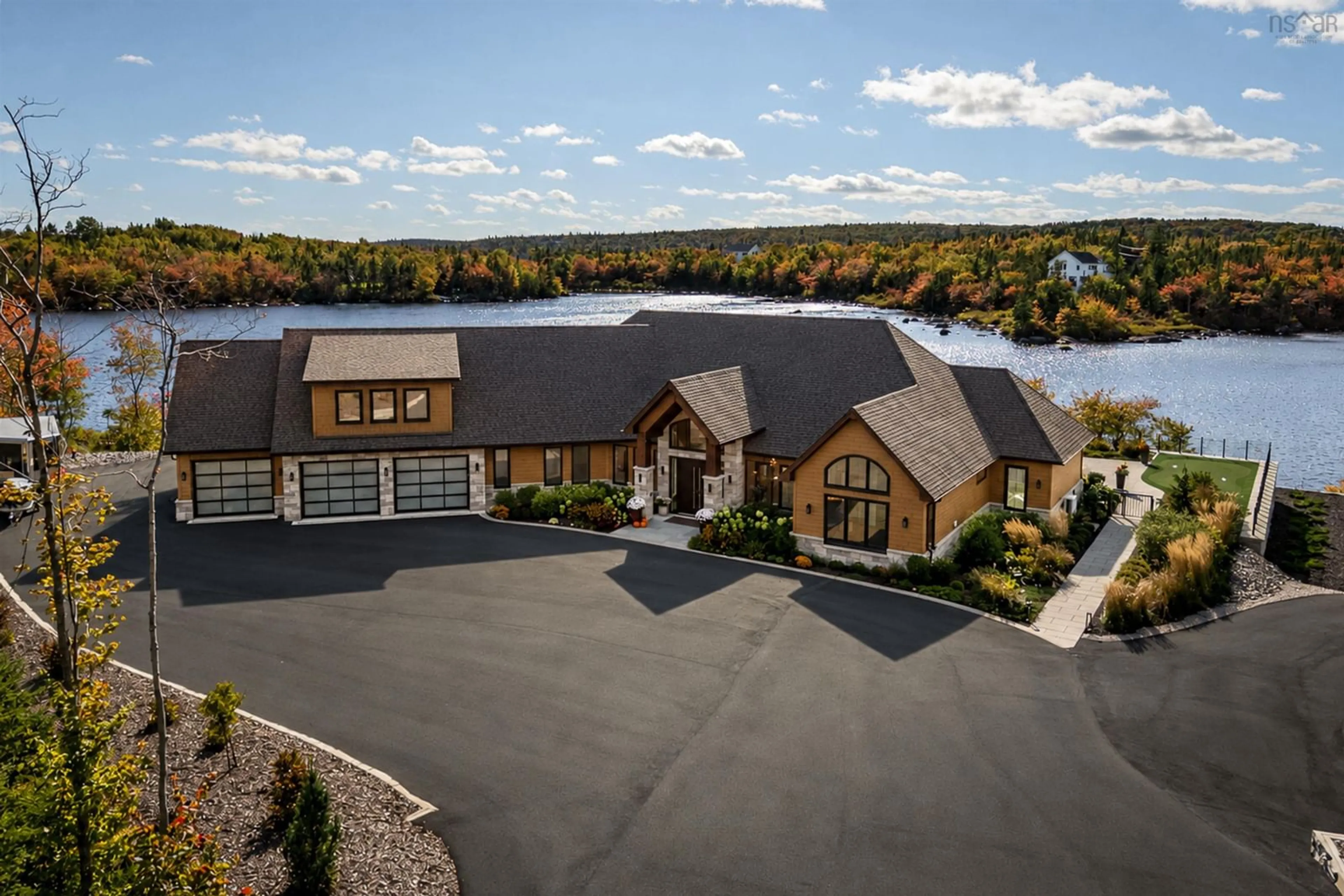A pic from outside/outdoor area/front of a property/back of a property/a pic from drone, mountain view for 1593 Old Sambro Rd, Harrietsfield Nova Scotia B3V 1N2