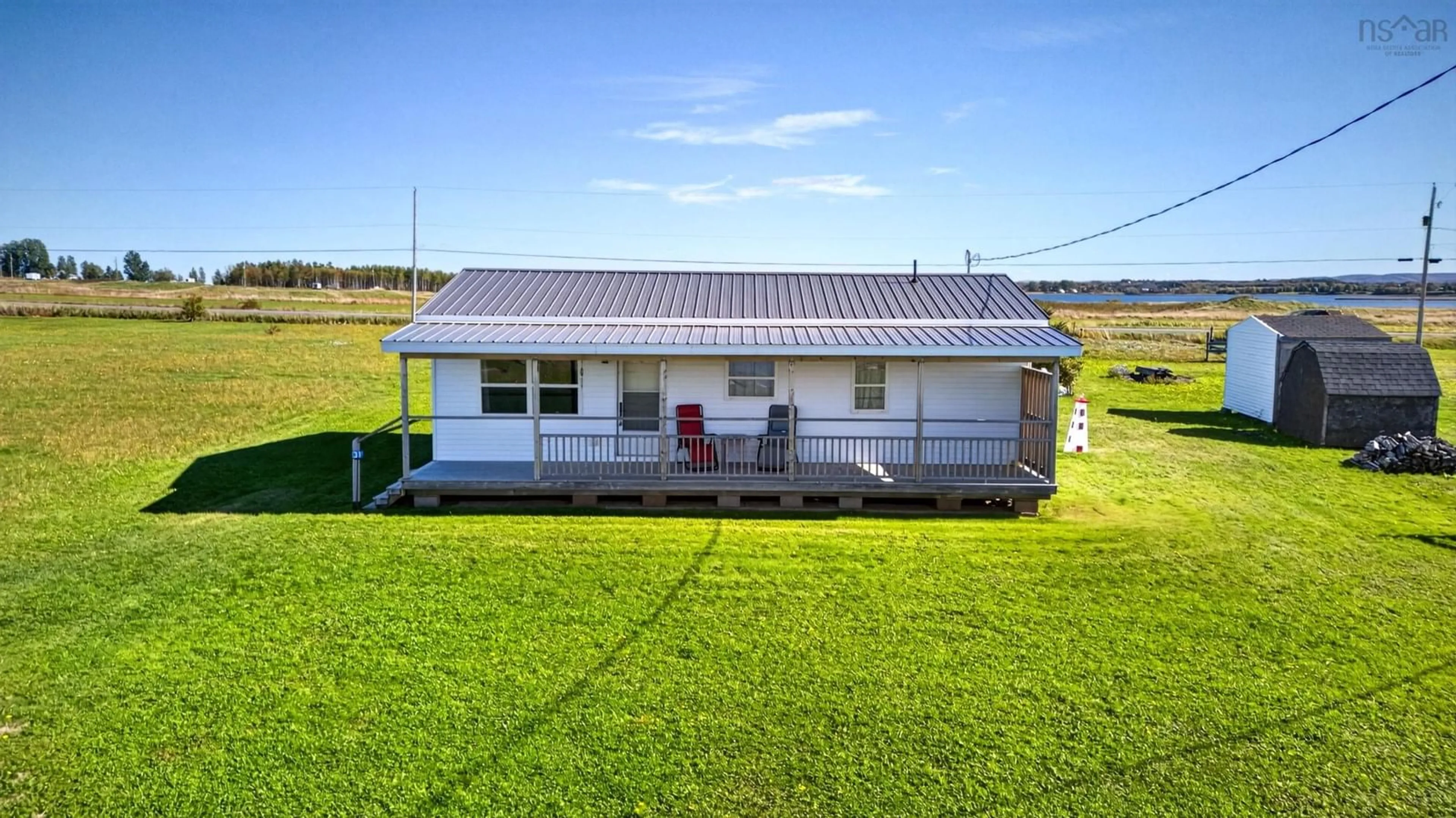 A pic from outside/outdoor area/front of a property/back of a property/a pic from drone, building for 31 Quahog Lane, Brule Point Nova Scotia B0K 1V0