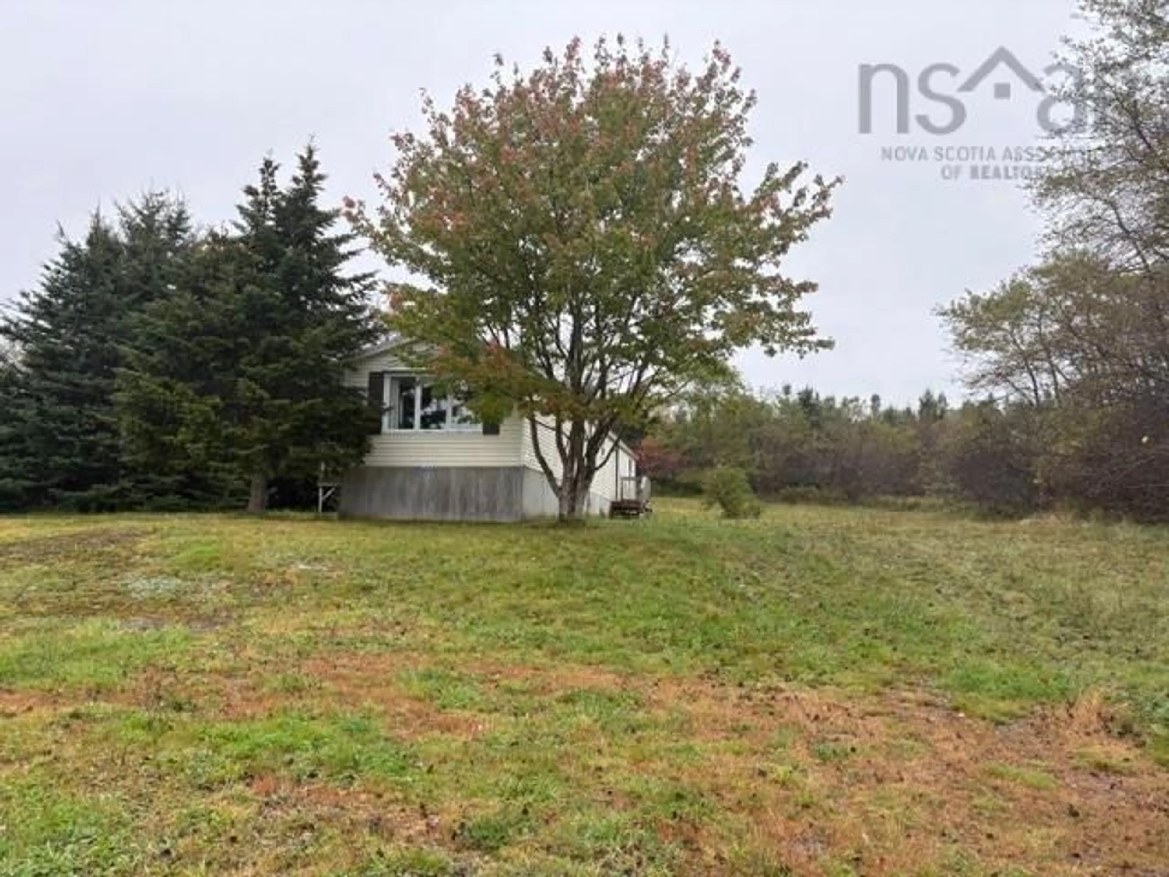 A pic from outside/outdoor area/front of a property/back of a property/a pic from drone, forest/trees view for 3924 Highway 332, Riverport Nova Scotia B0J 2W0
