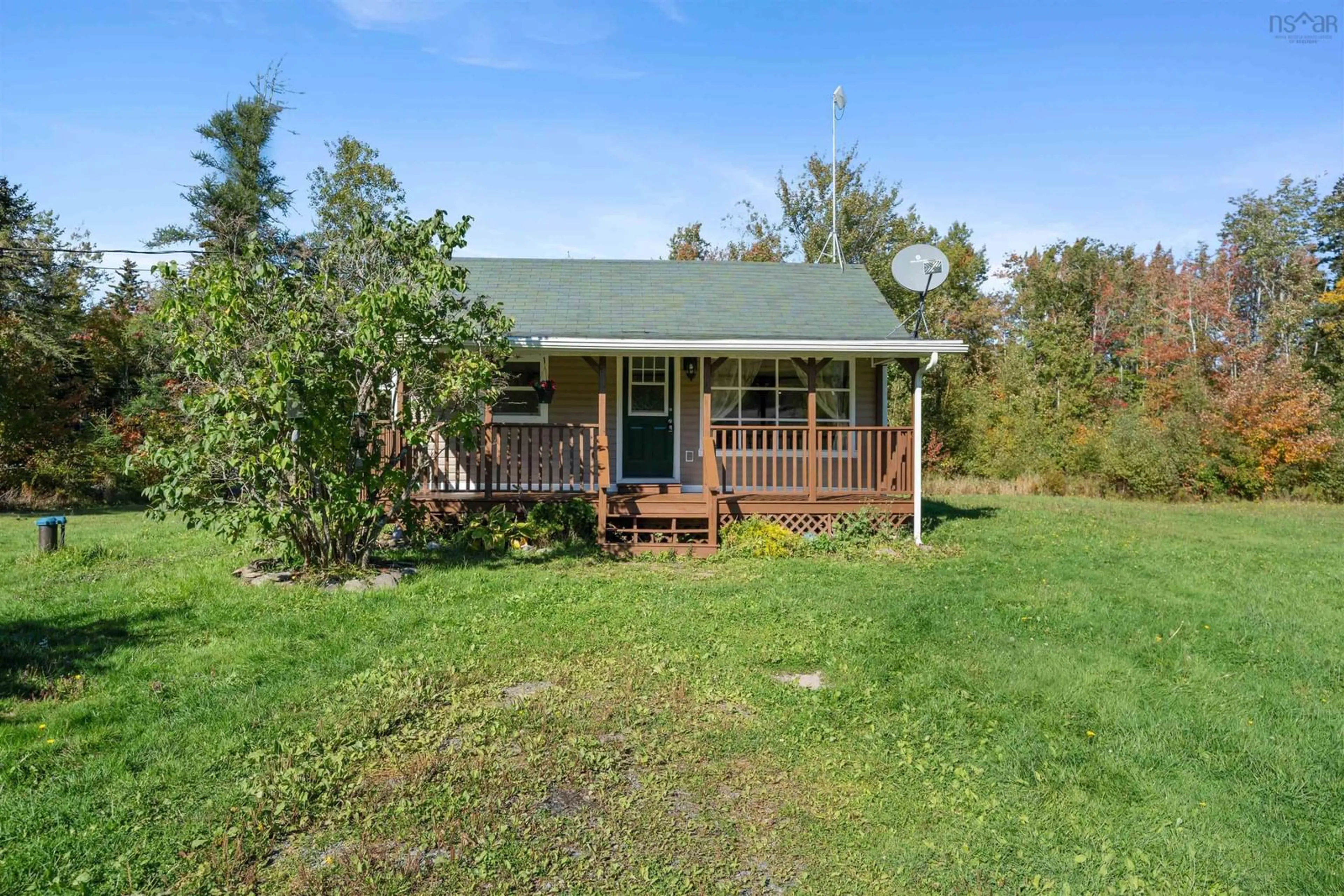 A pic from outside/outdoor area/front of a property/back of a property/a pic from drone, unknown for 74 Battist Rd, Sundridge Nova Scotia B0K 1H0