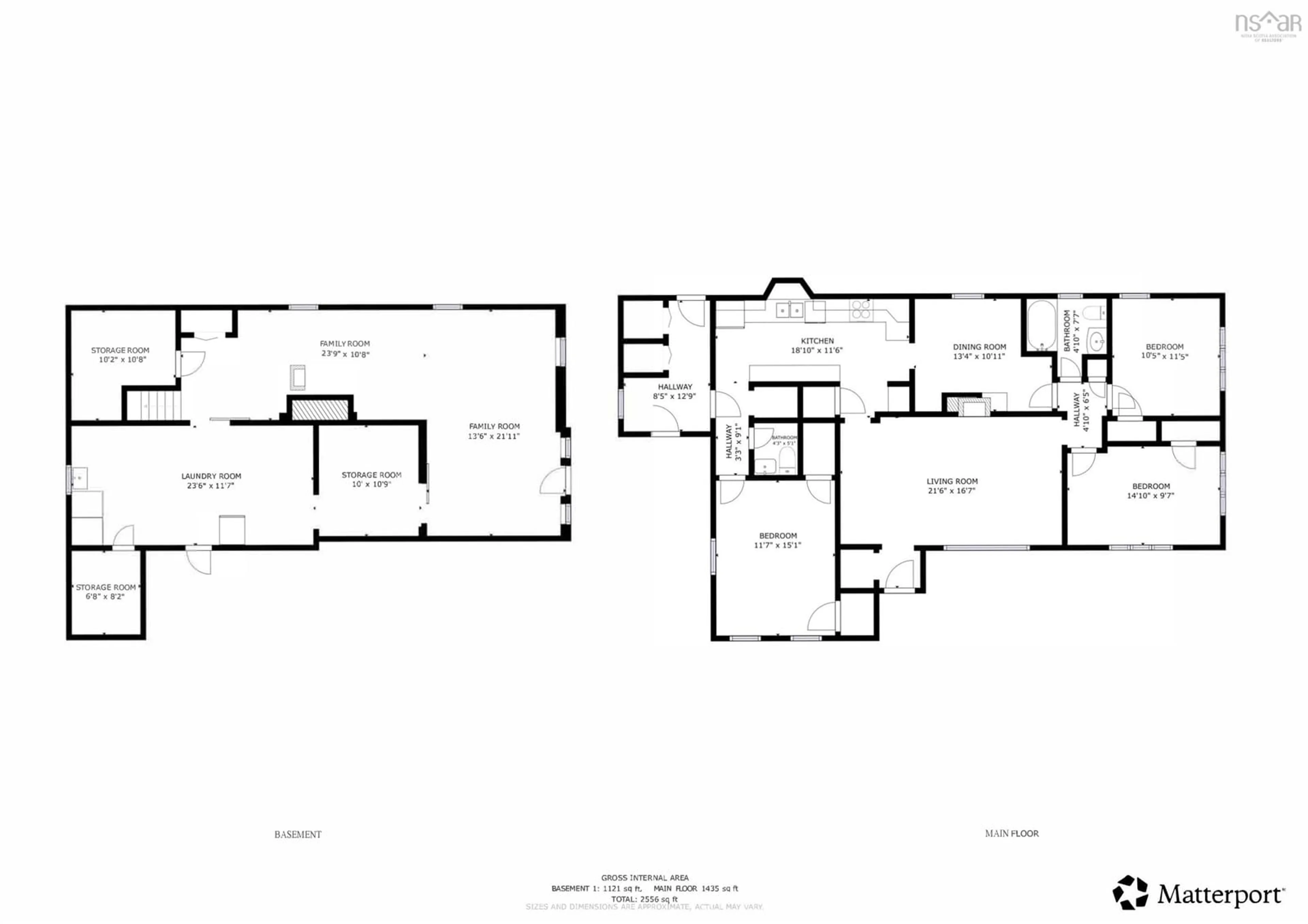 Floor plan for 23 Grant St., Kentville Ns, Kentville Nova Scotia B4N 2S5