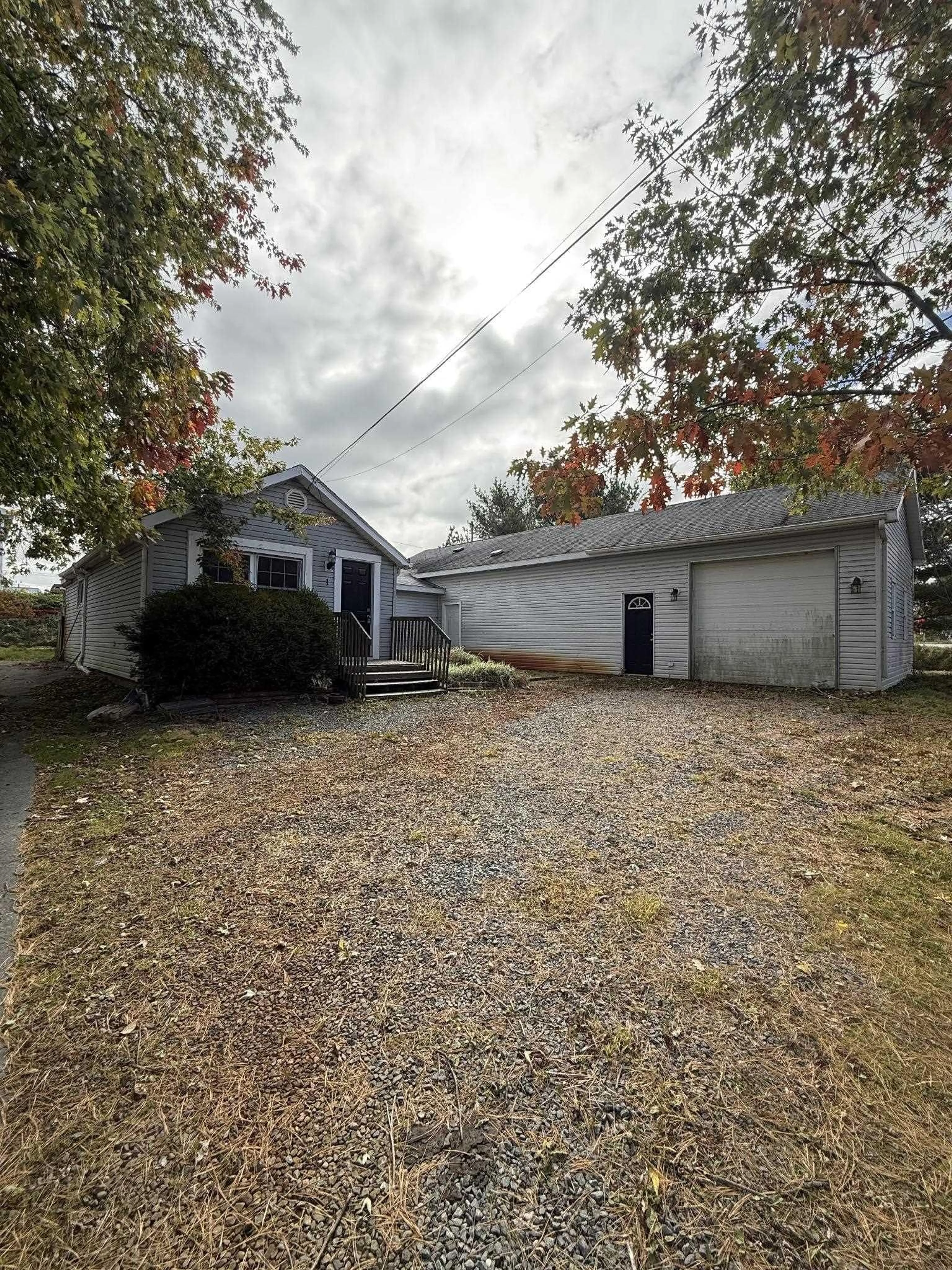 A pic from outside/outdoor area/front of a property/back of a property/a pic from drone, street for 1 Fenerty Rd, Middle Sackville Nova Scotia B4E 3B1