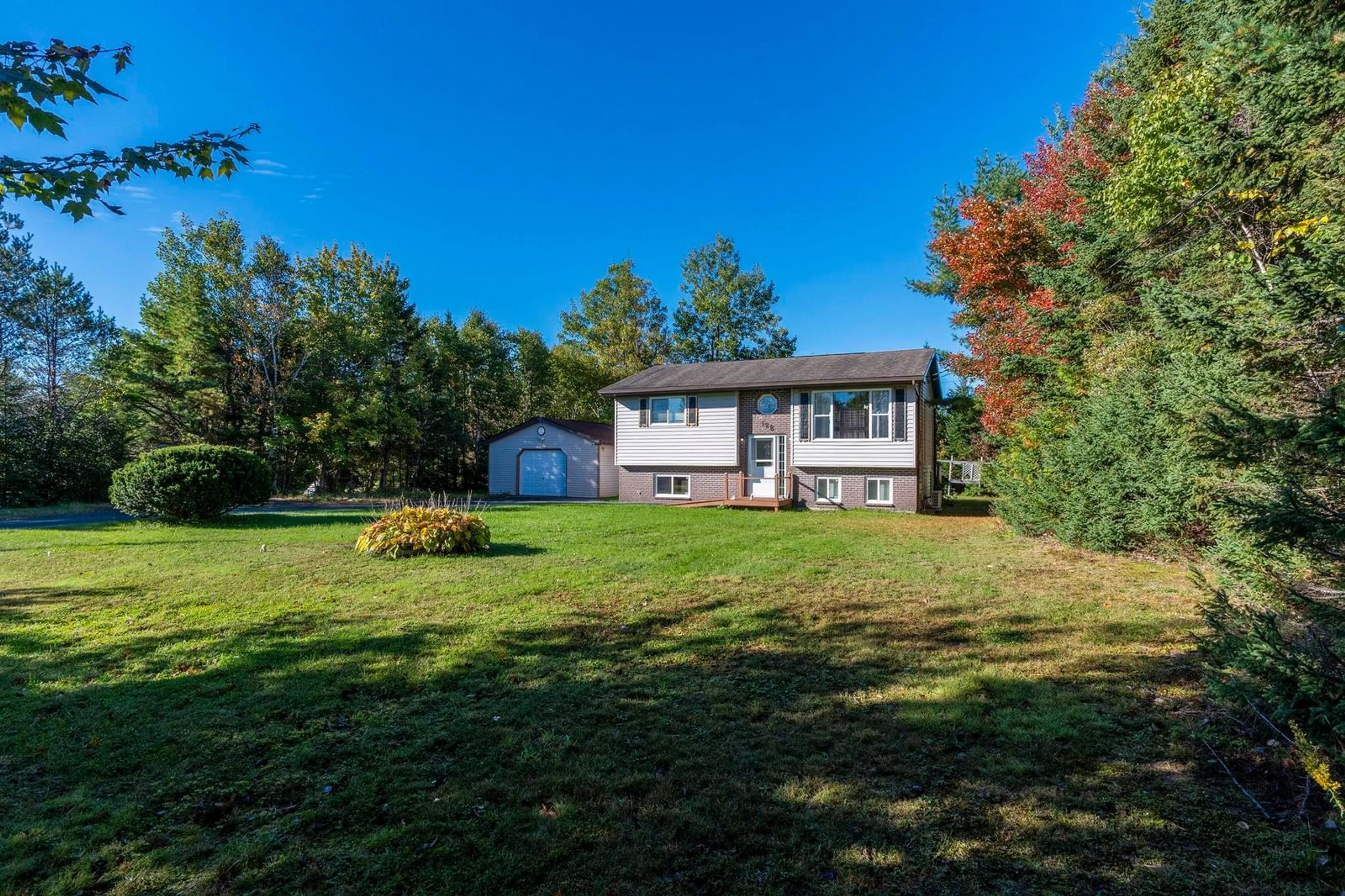 A pic from outside/outdoor area/front of a property/back of a property/a pic from drone, unknown for 128 Doherty Dr, Lawrencetown Nova Scotia B2Z 1C7