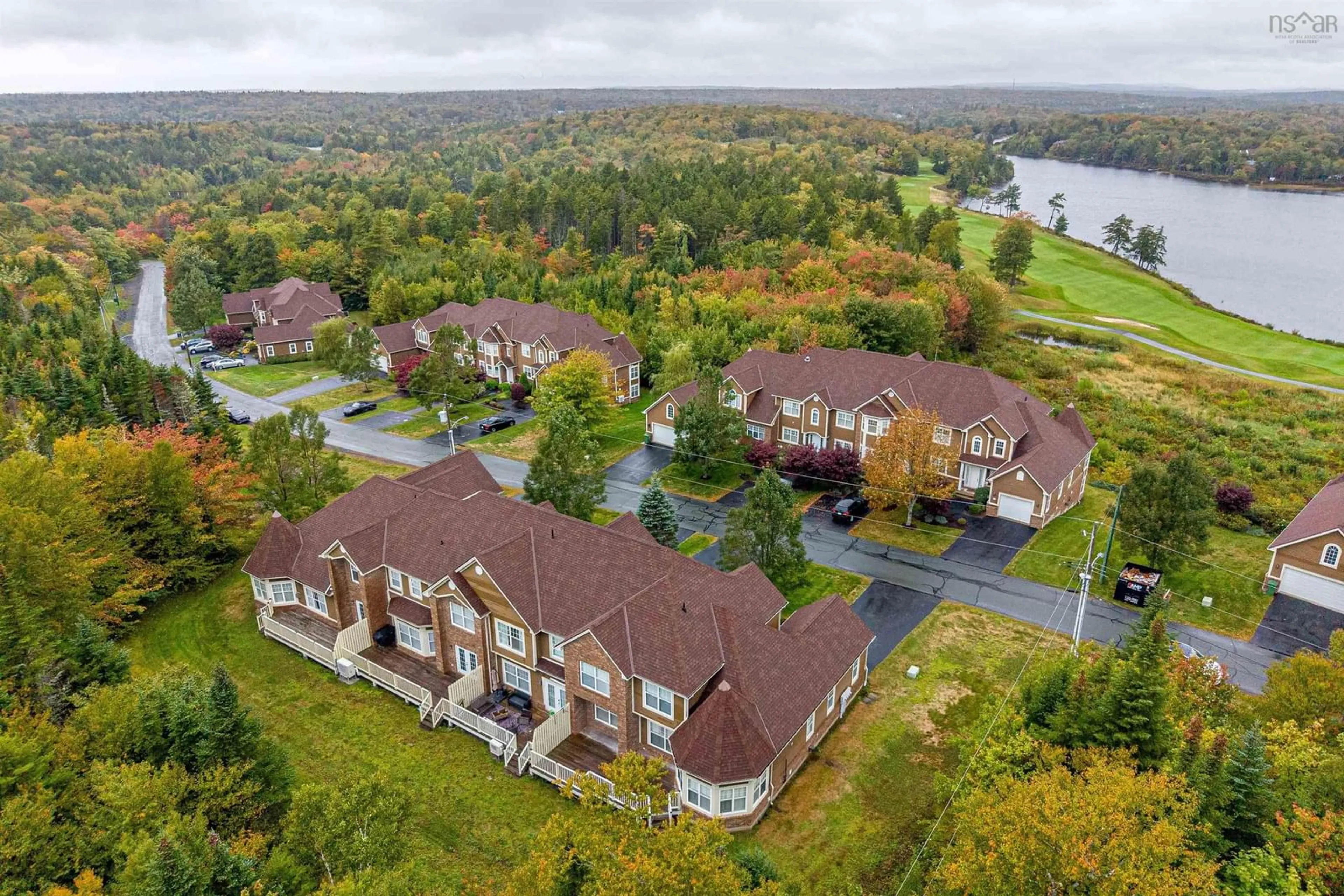 A pic from outside/outdoor area/front of a property/back of a property/a pic from drone, water/lake/river/ocean view for 71 Greenside Lane, Hammonds Plains Nova Scotia B4B 2A1