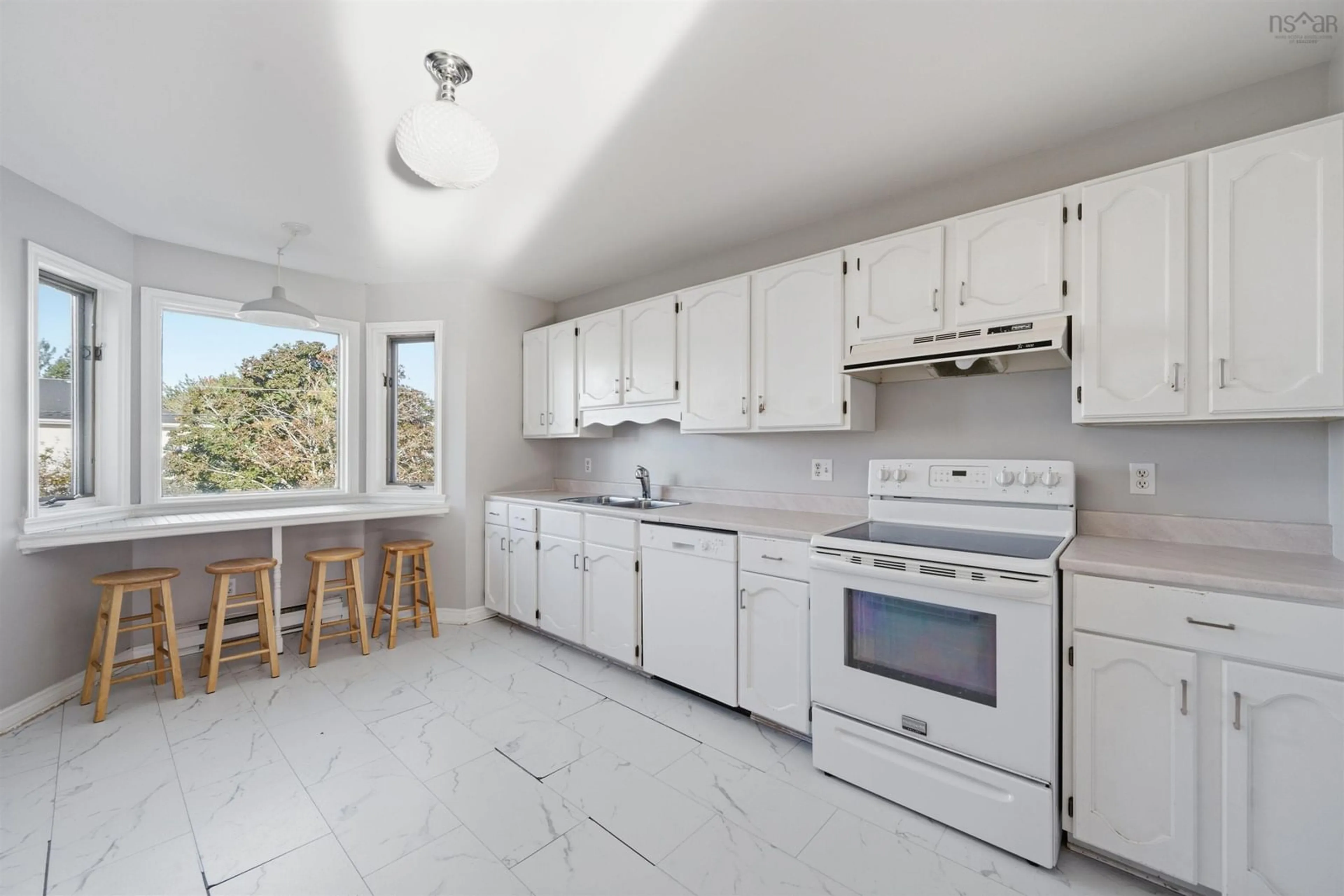 Standard kitchen, ceramic/tile floor for 13 Anahid Crt, Bedford Nova Scotia B4A 3X2