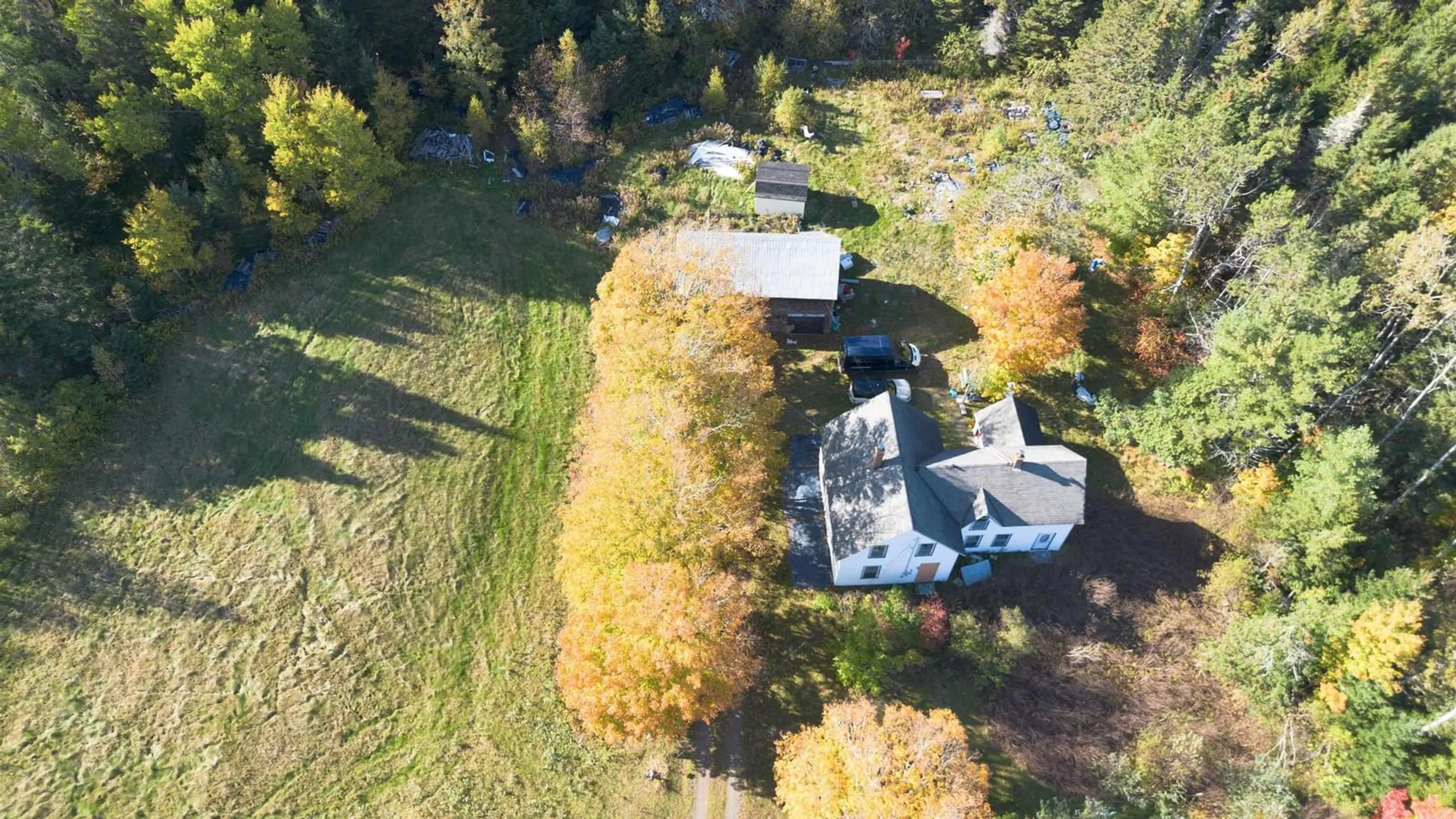 A pic from outside/outdoor area/front of a property/back of a property/a pic from drone, unknown for 341 Highway 326, Earltown Nova Scotia B0K 1V0