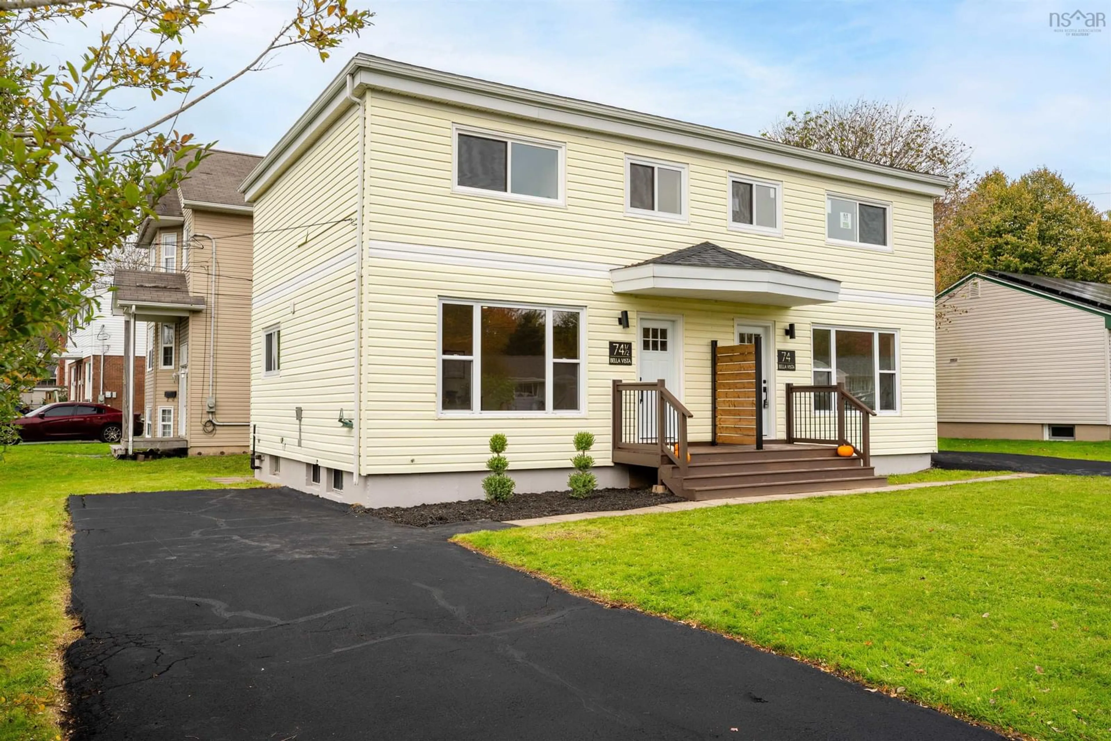 Home with brick exterior material, street for 74 1/2 Belle Vista Drive, Dartmouth Nova Scotia B2W 2X5