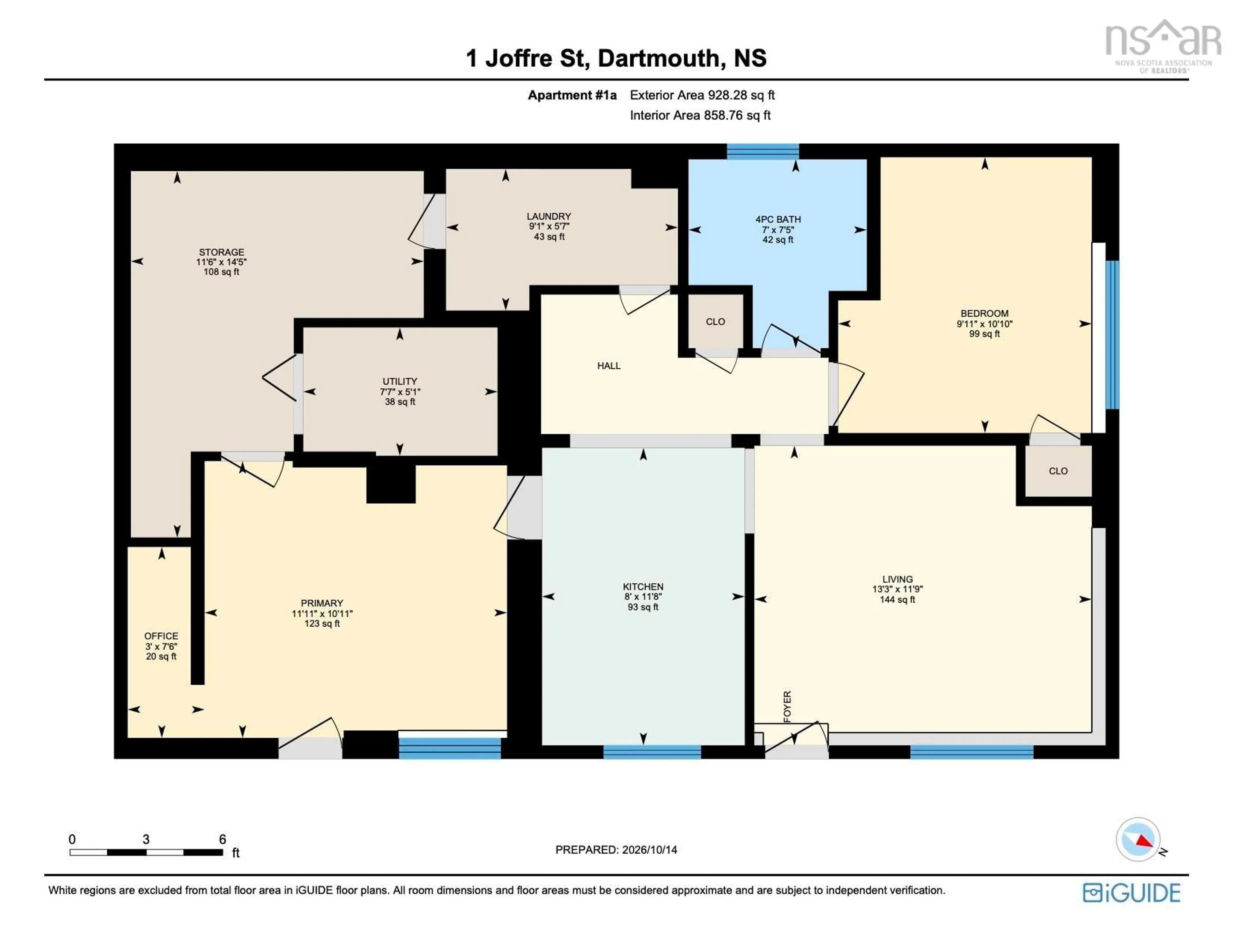 Floor plan for 1 Joffre St, Dartmouth Nova Scotia B2Y 3C7