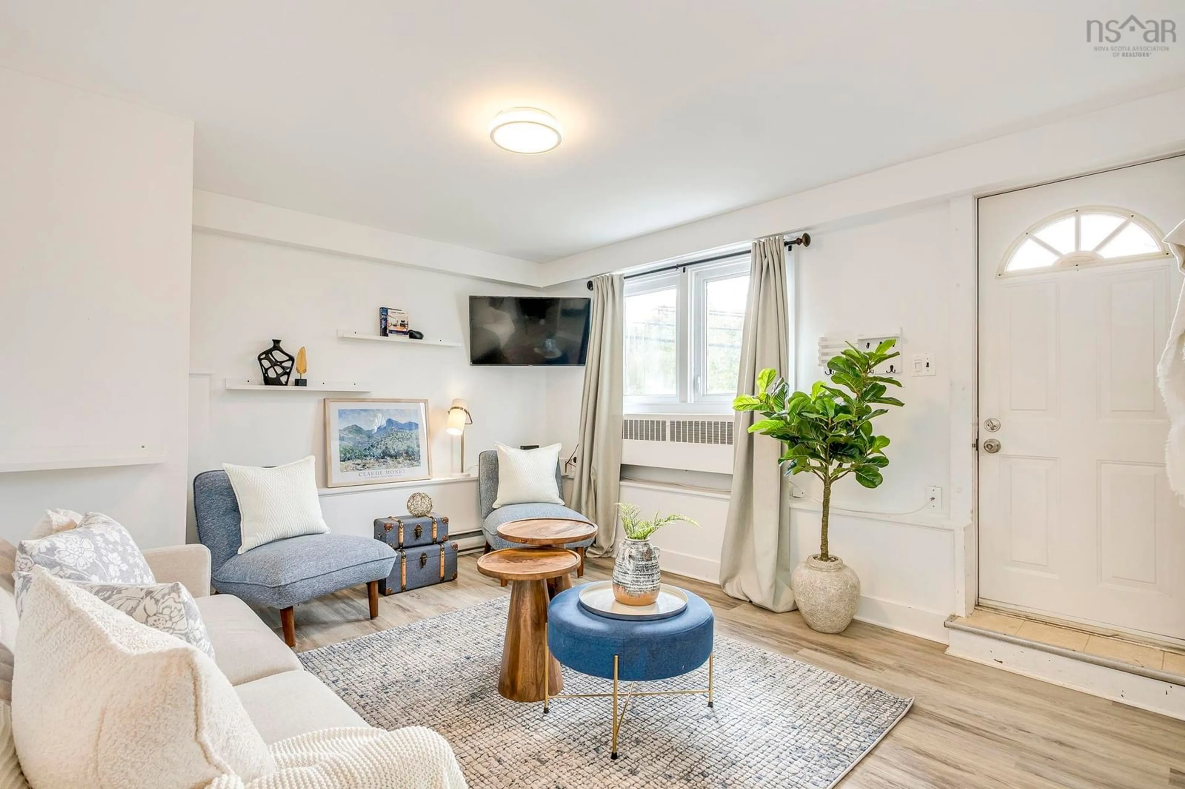 Living room with furniture, unknown for 1 Joffre St, Dartmouth Nova Scotia B2Y 3C7
