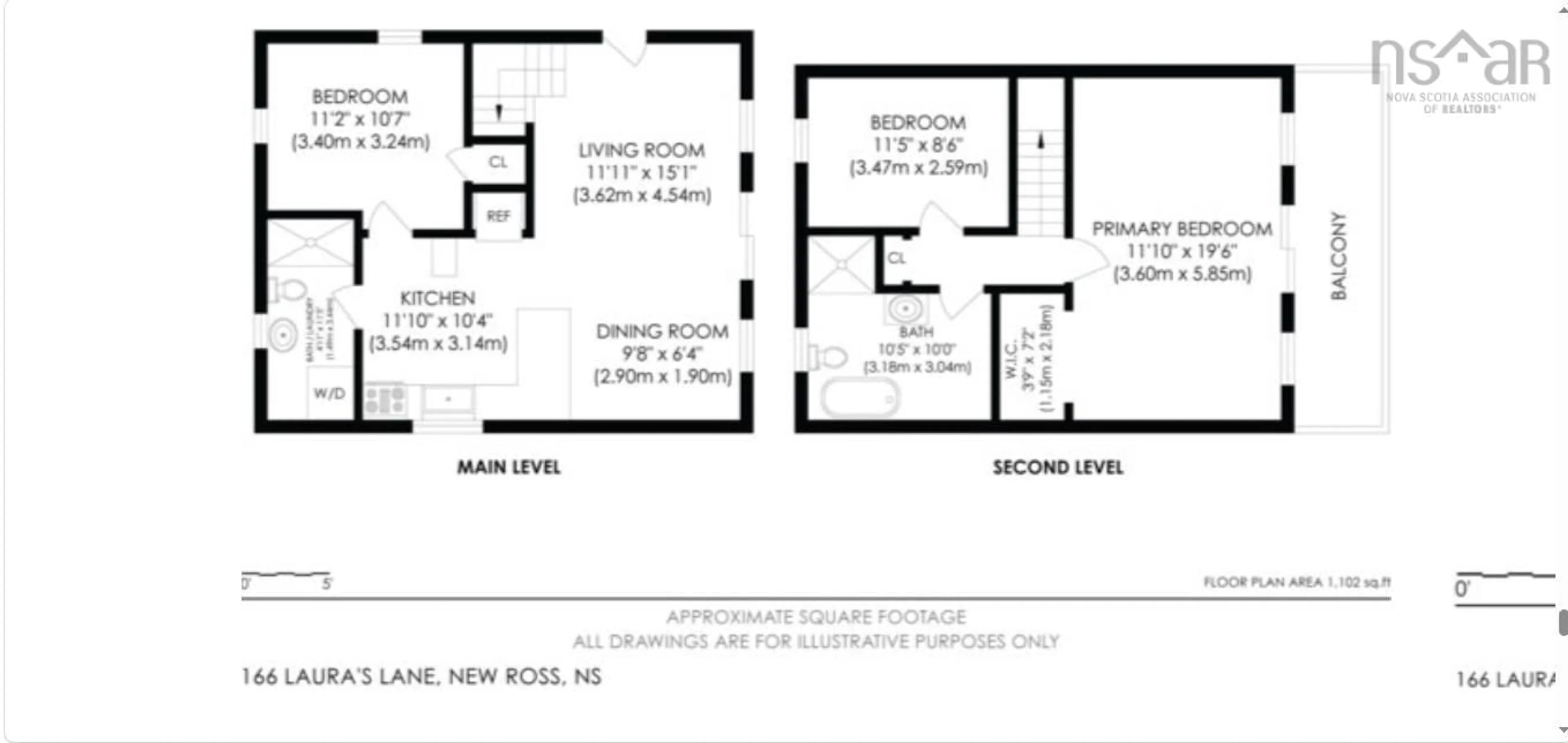 Floor plan for 166 Lauras Lane, Harriston Nova Scotia B0J 2M0
