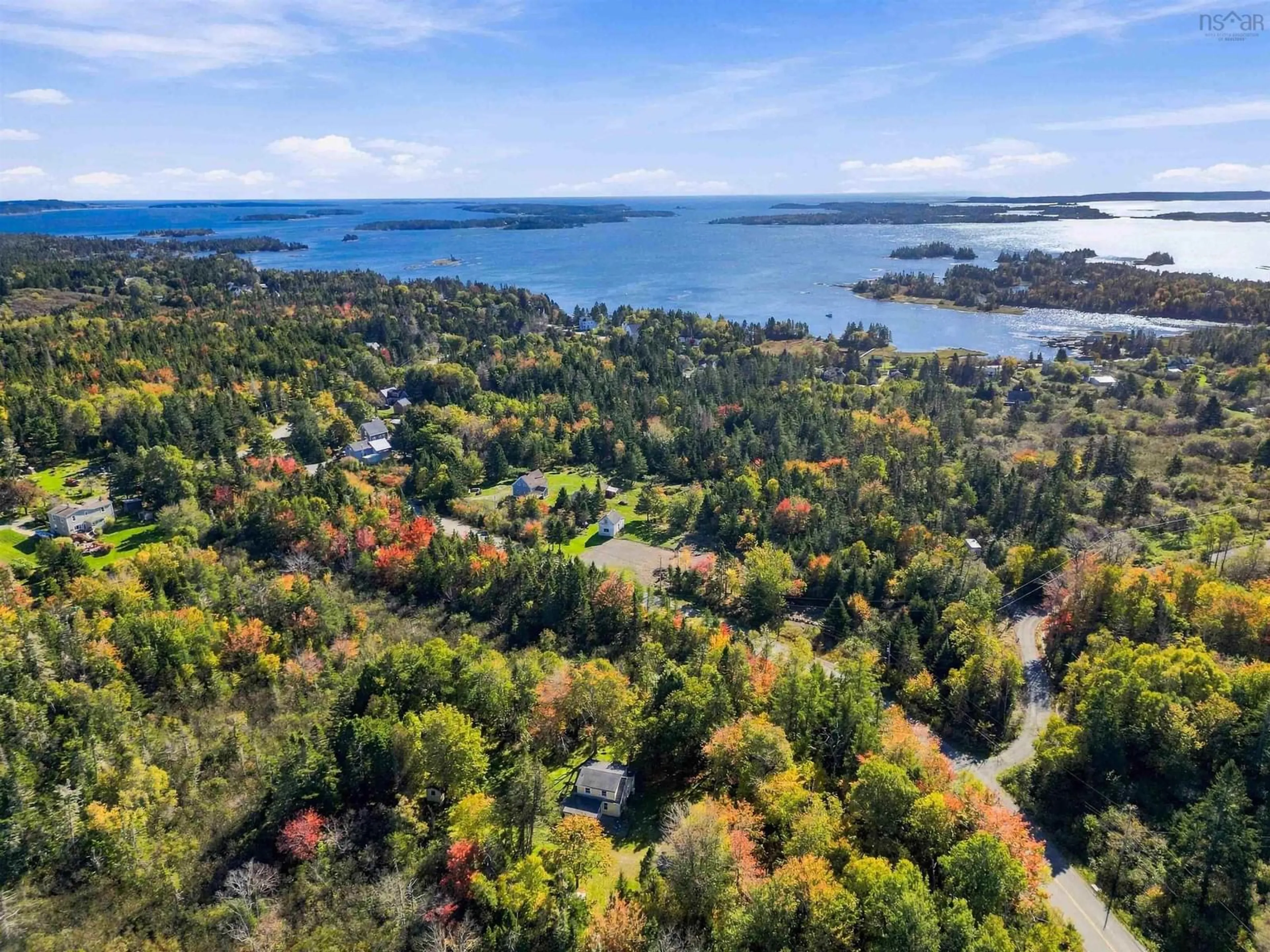 A pic from outside/outdoor area/front of a property/back of a property/a pic from drone, water/lake/river/ocean view for 144 Huey Lake Rd, West Dublin Nova Scotia B0R 1C0