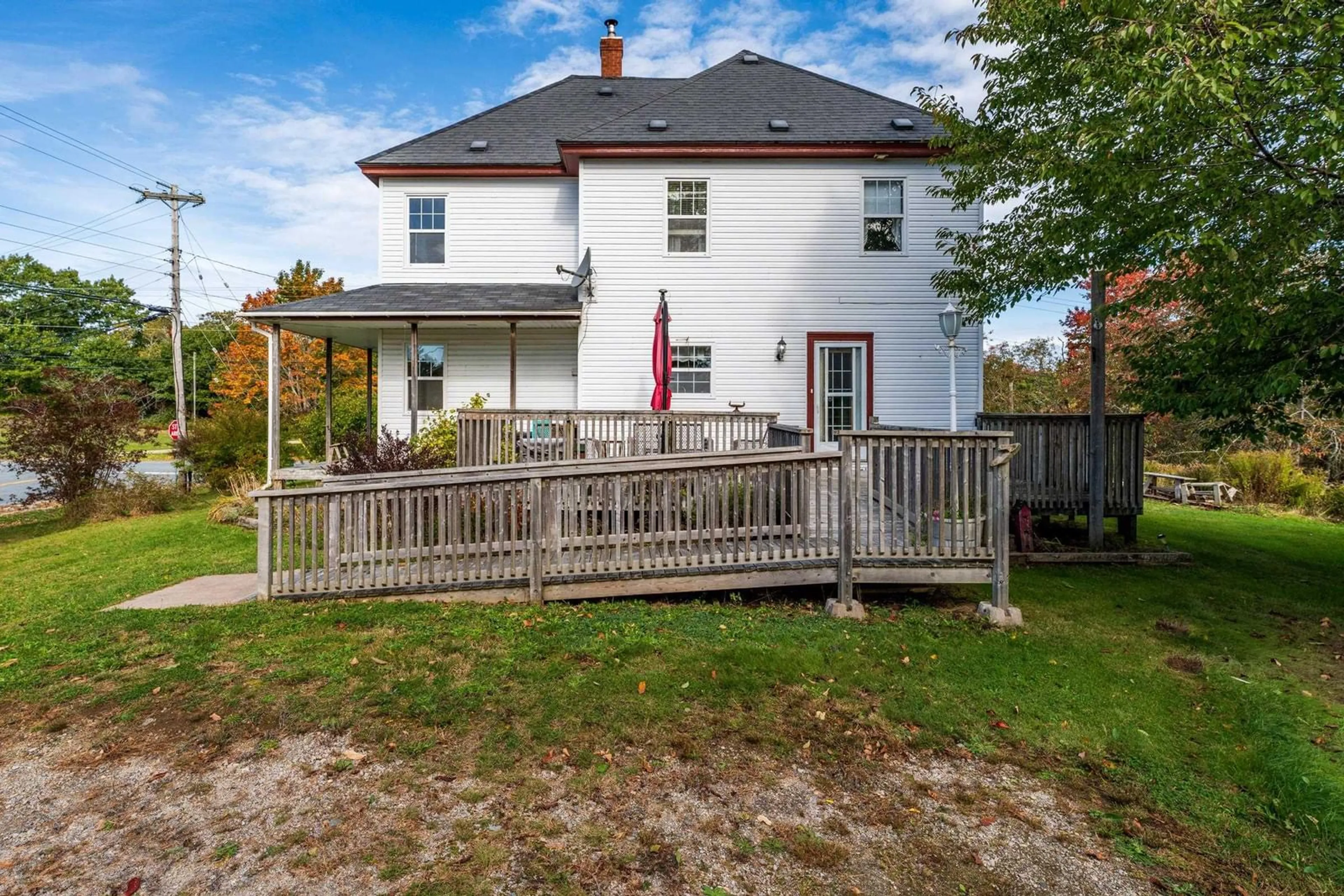 A pic from outside/outdoor area/front of a property/back of a property/a pic from drone, building for 1 Belleville Rd, Belleville North Nova Scotia B0W 3M0