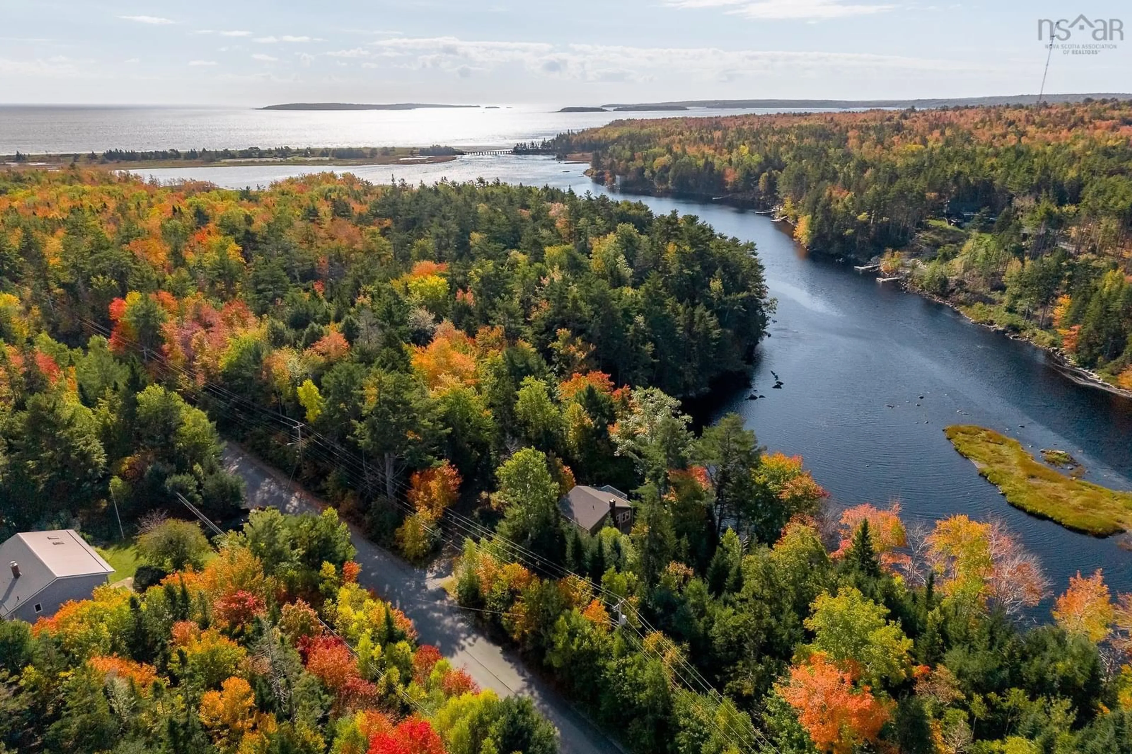 A pic from outside/outdoor area/front of a property/back of a property/a pic from drone, water/lake/river/ocean view for 113 Broad River Rd, Summerville Centre Nova Scotia B0T 1T0