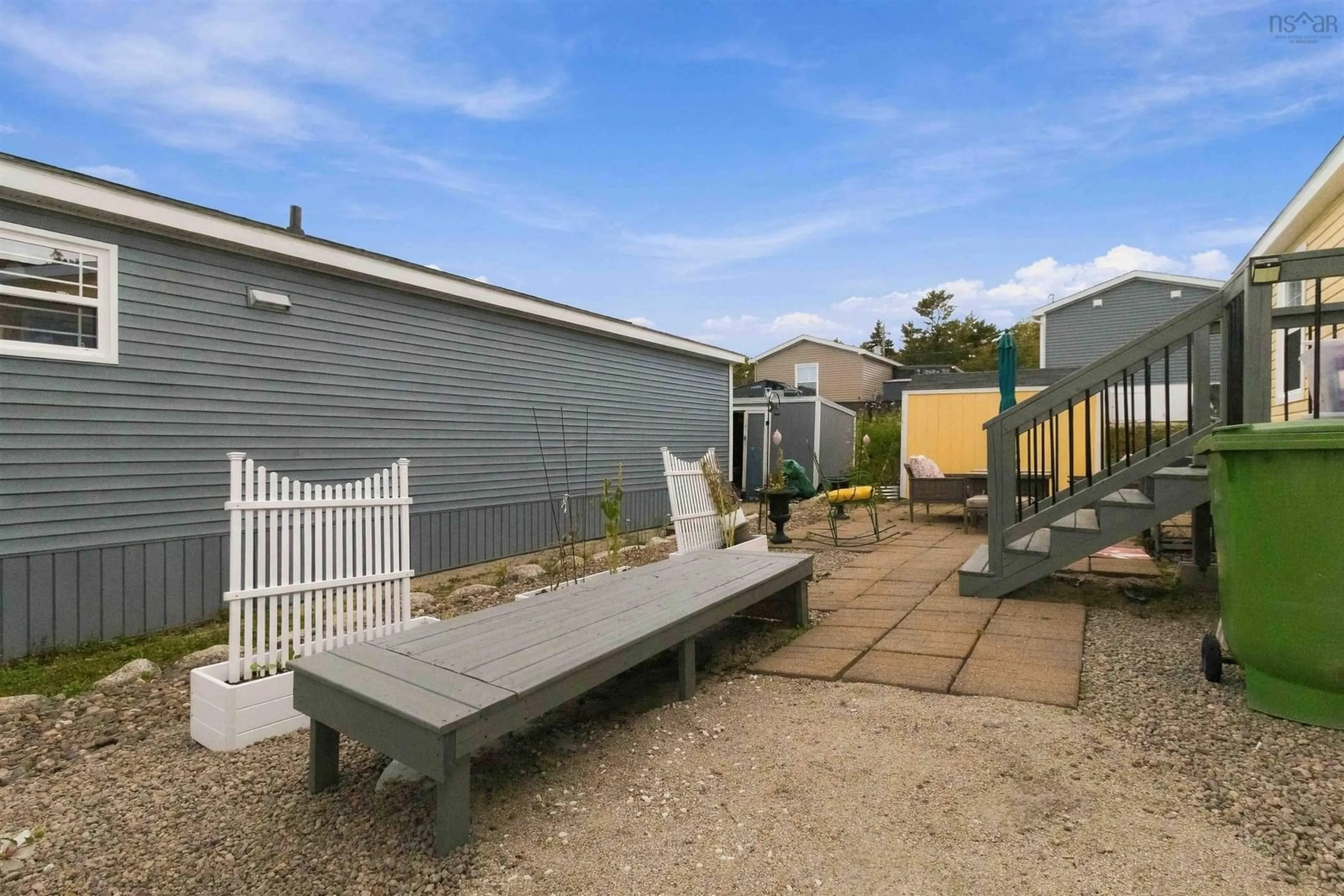 Patio, street for 17 Periwinkle Run, Simms Settlement Nova Scotia B0J 1T0