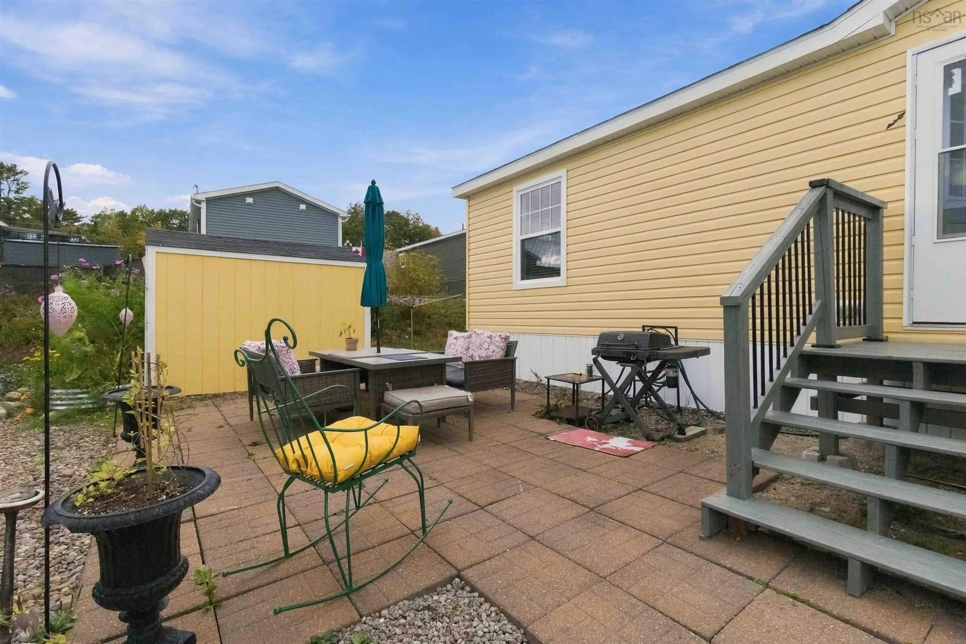 Patio, street for 17 Periwinkle Run, Simms Settlement Nova Scotia B0J 1T0