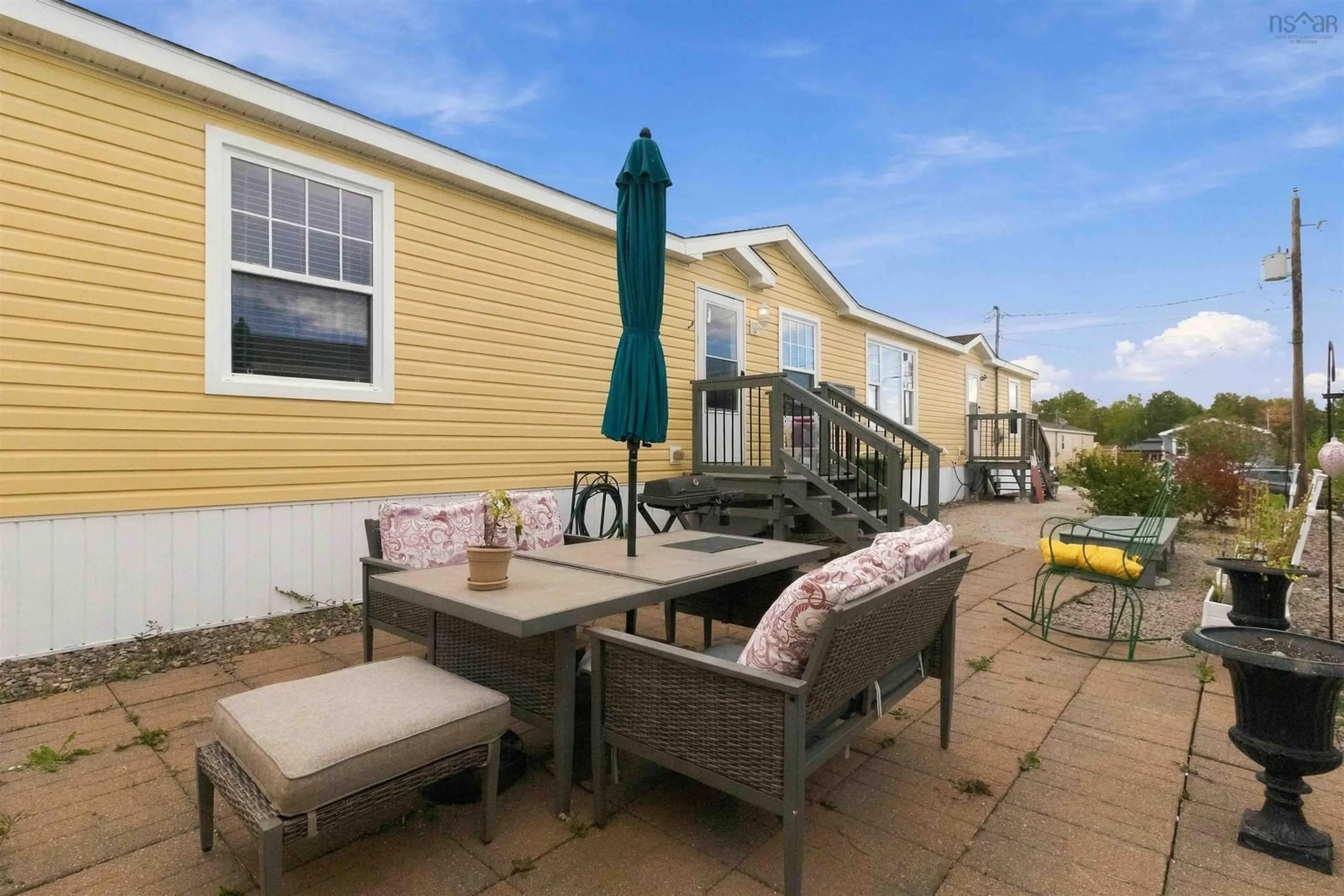 Patio, street for 17 Periwinkle Run, Simms Settlement Nova Scotia B0J 1T0
