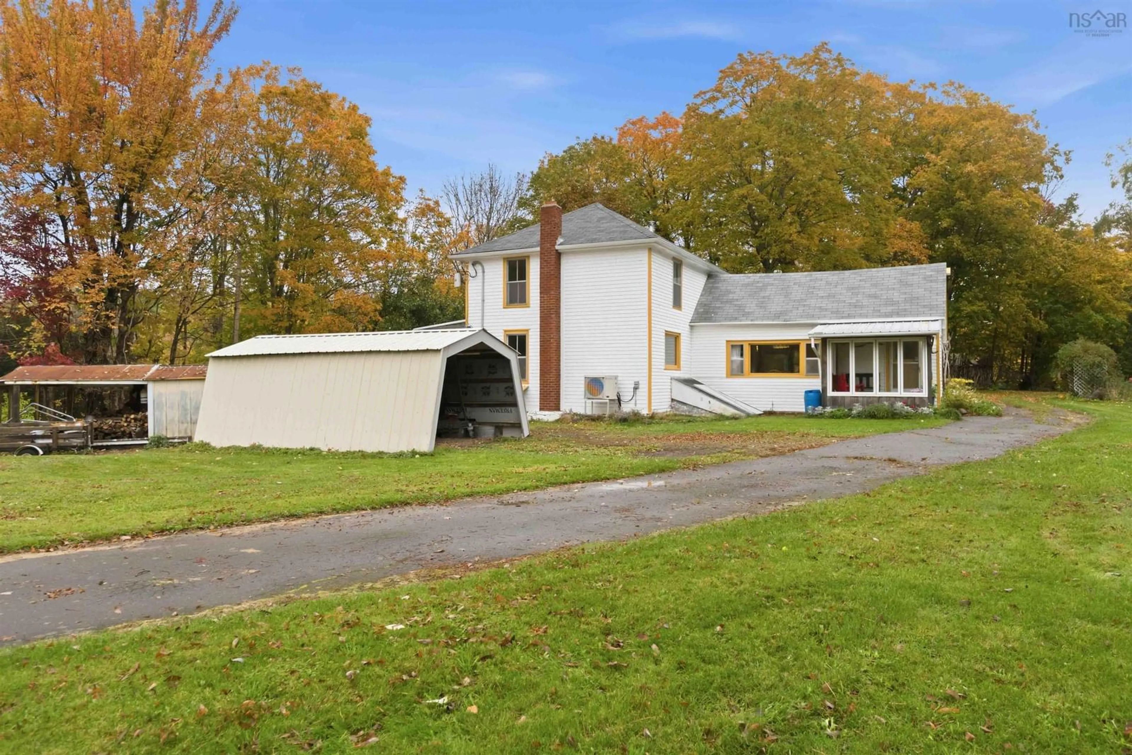 A pic from outside/outdoor area/front of a property/back of a property/a pic from drone, building for 230 Rocknotch Rd, South Tremont Nova Scotia B0P 1R0