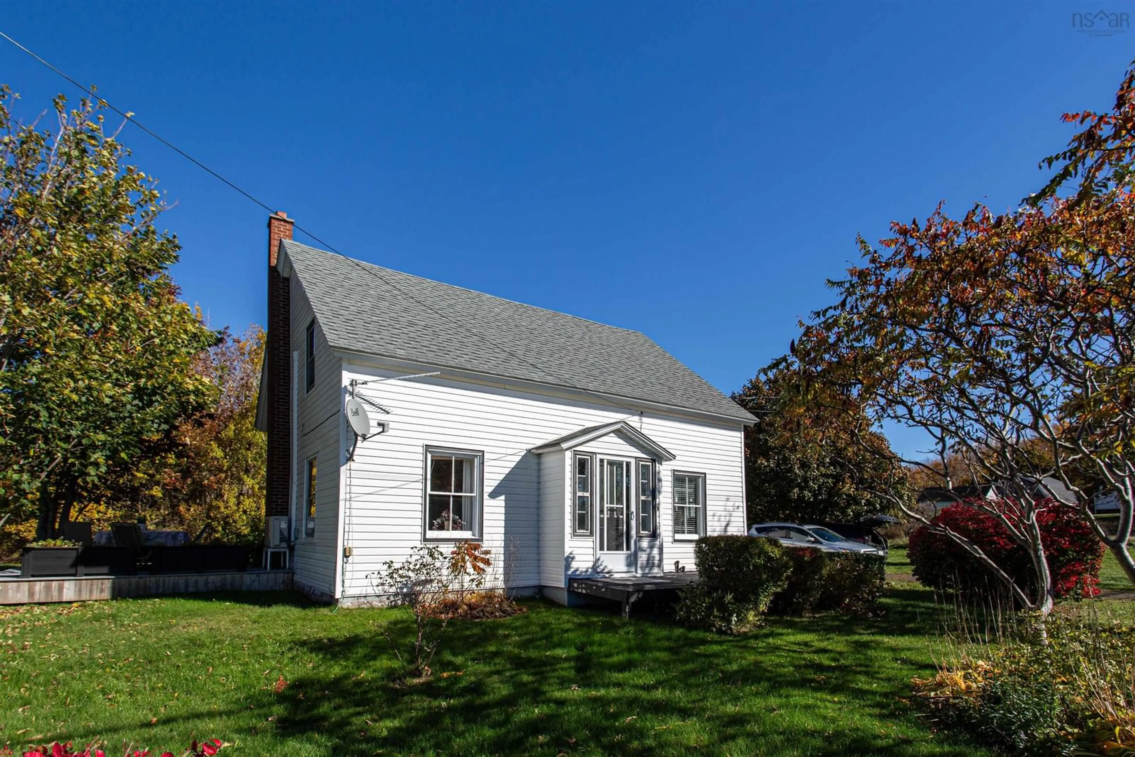 Home with vinyl exterior material, street for Parker Mountain Rd #1212, Parkers Cove Nova Scotia B0S 1A0
