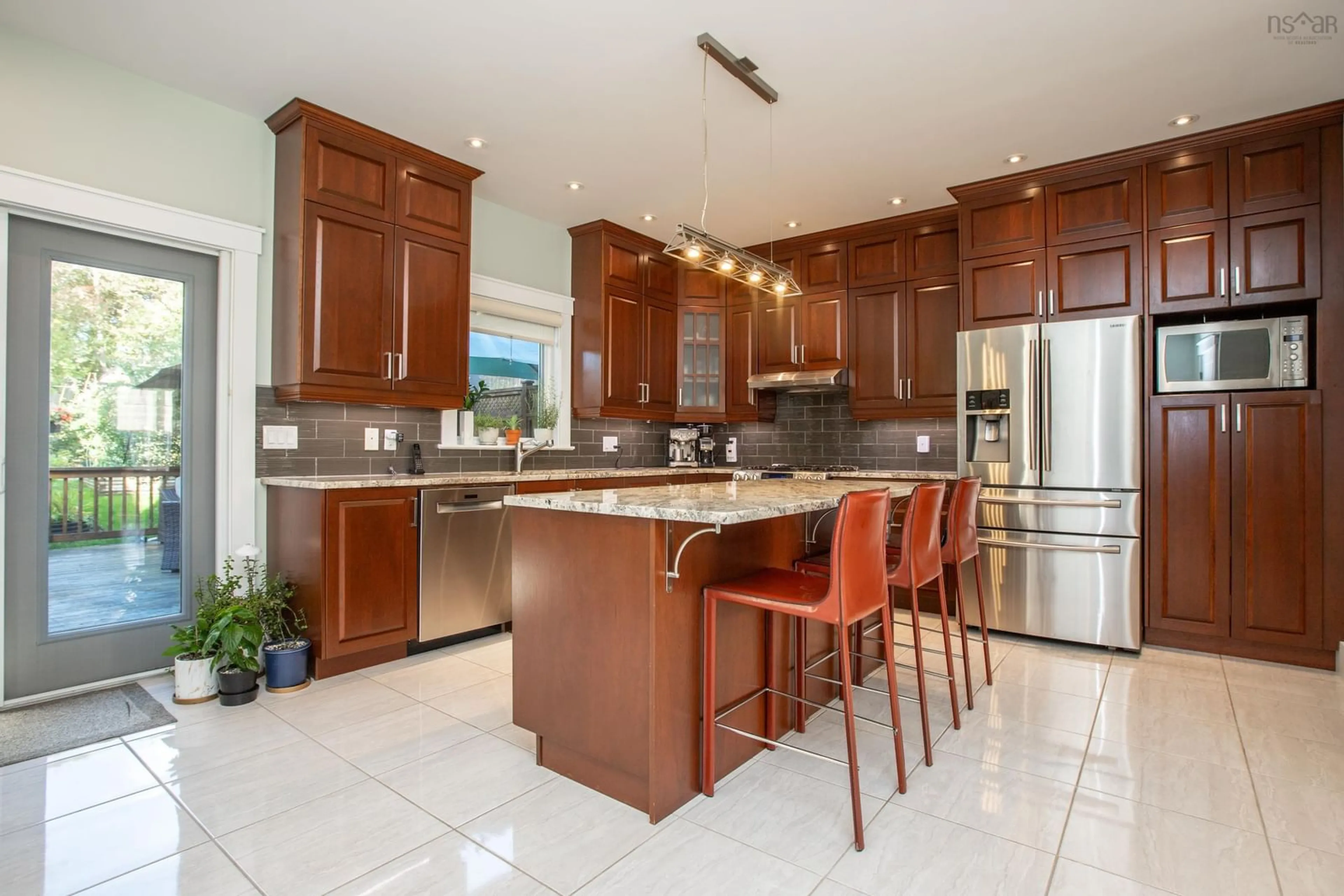 Open concept kitchen, ceramic/tile floor for 29 Eastview Dr, Fleming Heights Nova Scotia B3P 1E6