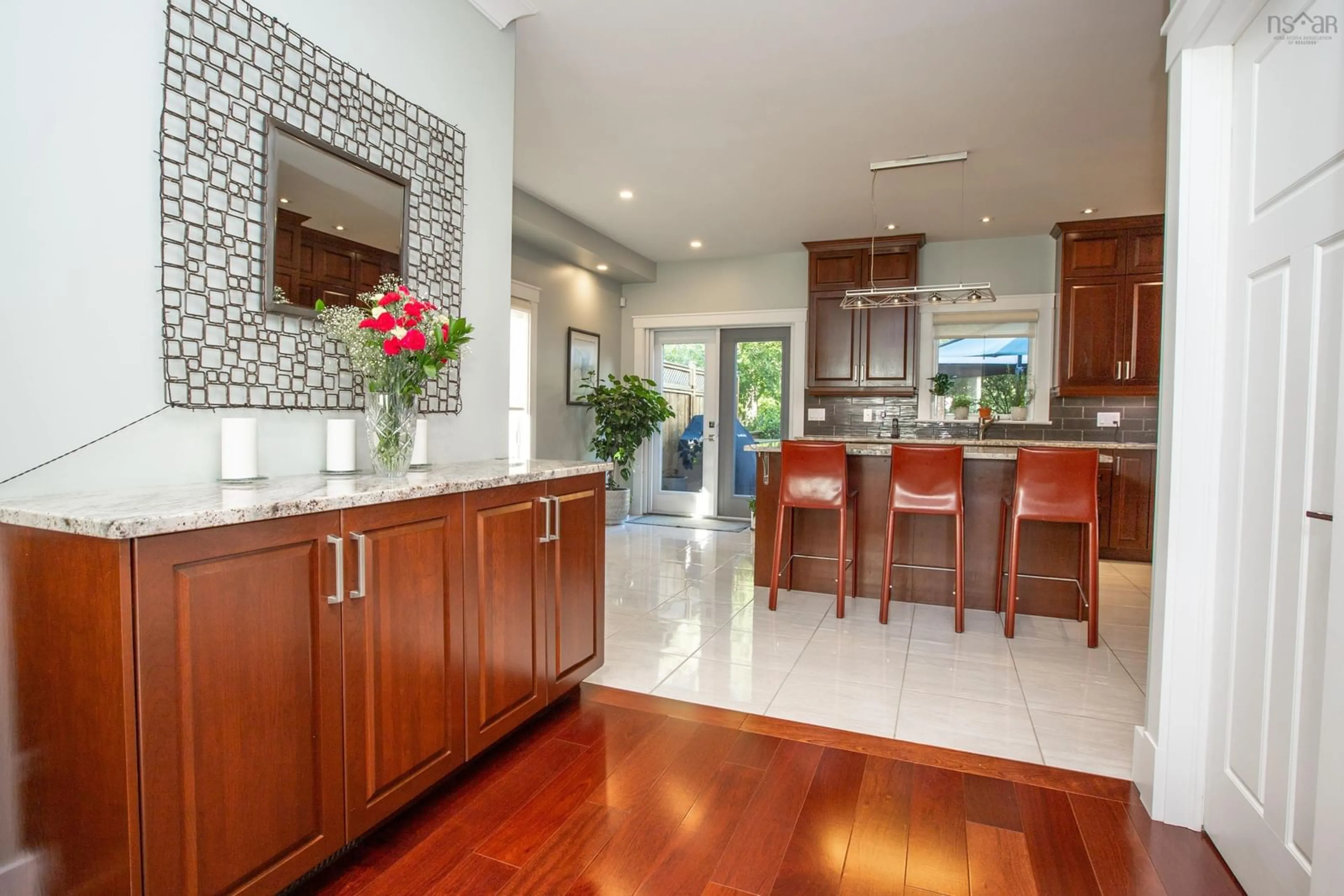 Open concept kitchen, ceramic/tile floor for 29 Eastview Dr, Fleming Heights Nova Scotia B3P 1E6