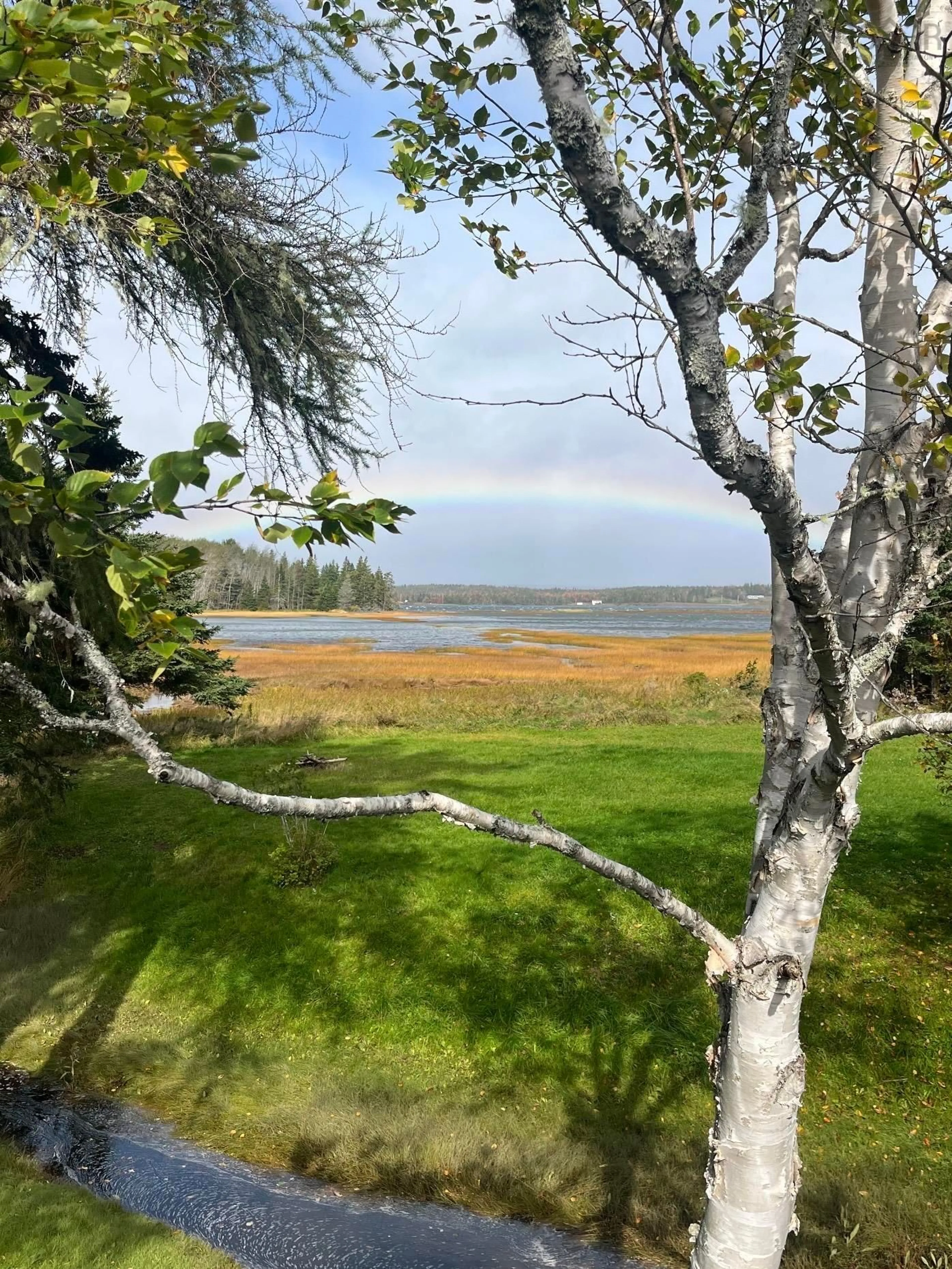 A pic from outside/outdoor area/front of a property/back of a property/a pic from drone, water/lake/river/ocean view for 2099 Highway 320, Martinique Nova Scotia B0E 1K0