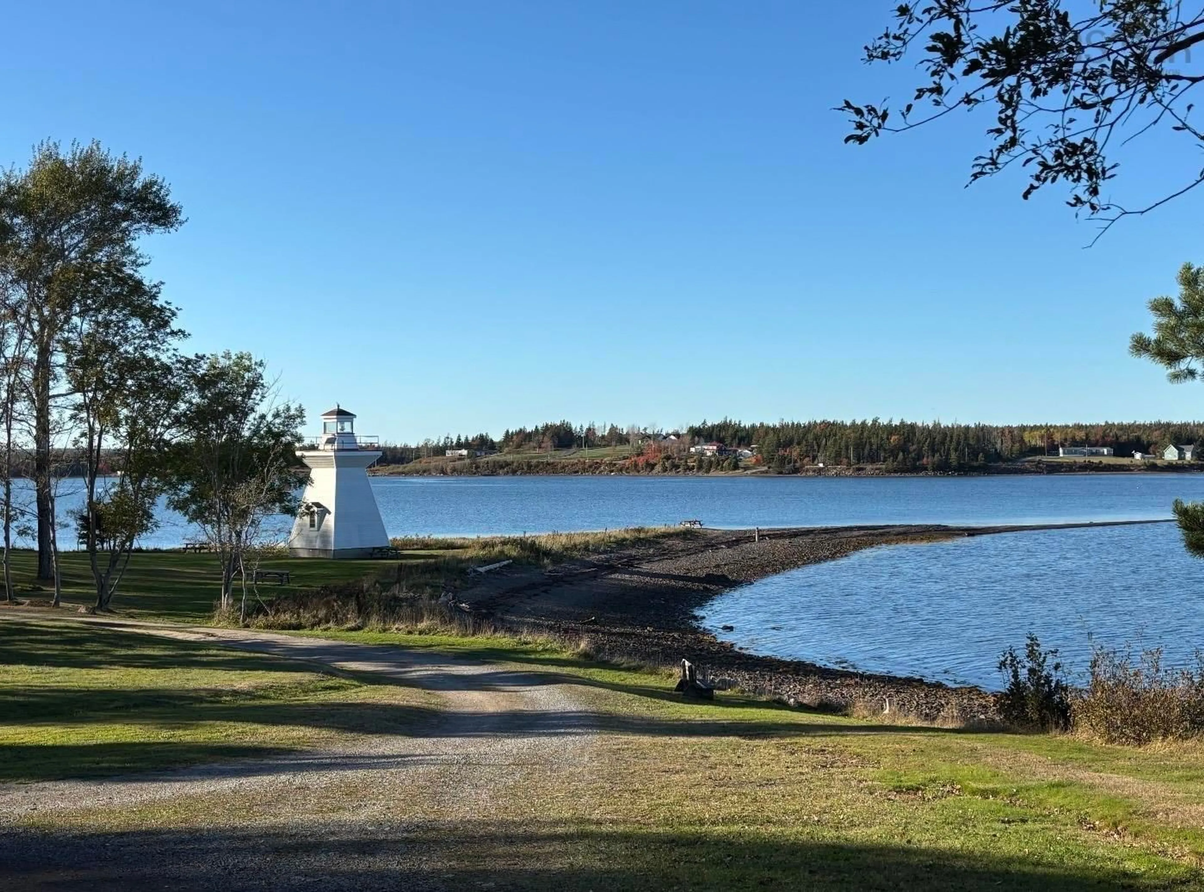 A pic from outside/outdoor area/front of a property/back of a property/a pic from drone, water/lake/river/ocean view for 2099 Highway 320, Martinique Nova Scotia B0E 1K0
