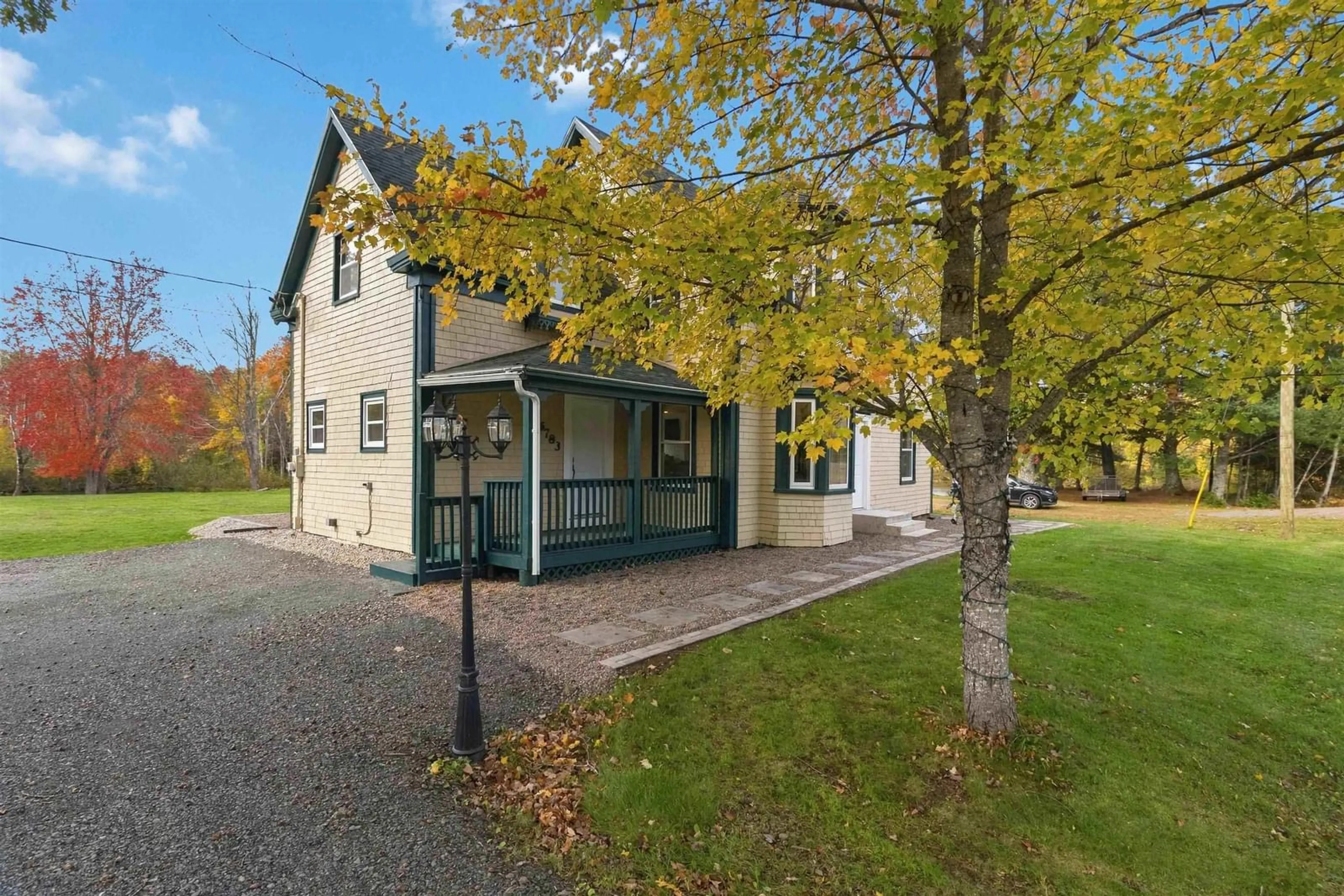 A pic from outside/outdoor area/front of a property/back of a property/a pic from drone, street for 6783 10 Hwy, New Germany Nova Scotia B0R 1E0