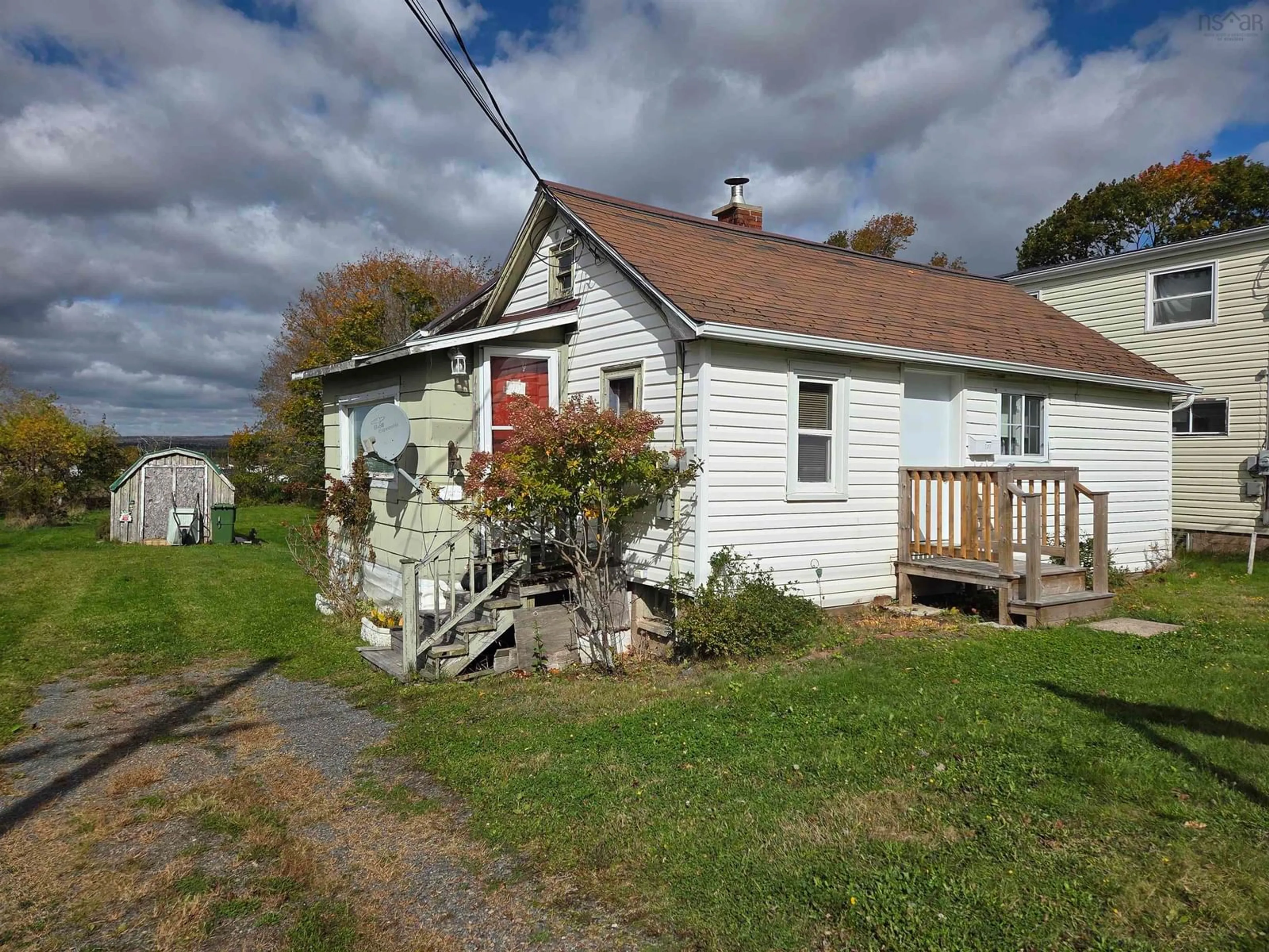 A pic from outside/outdoor area/front of a property/back of a property/a pic from drone, street for 107 Ryland Ave, Bible Hill Nova Scotia B2N 2V5
