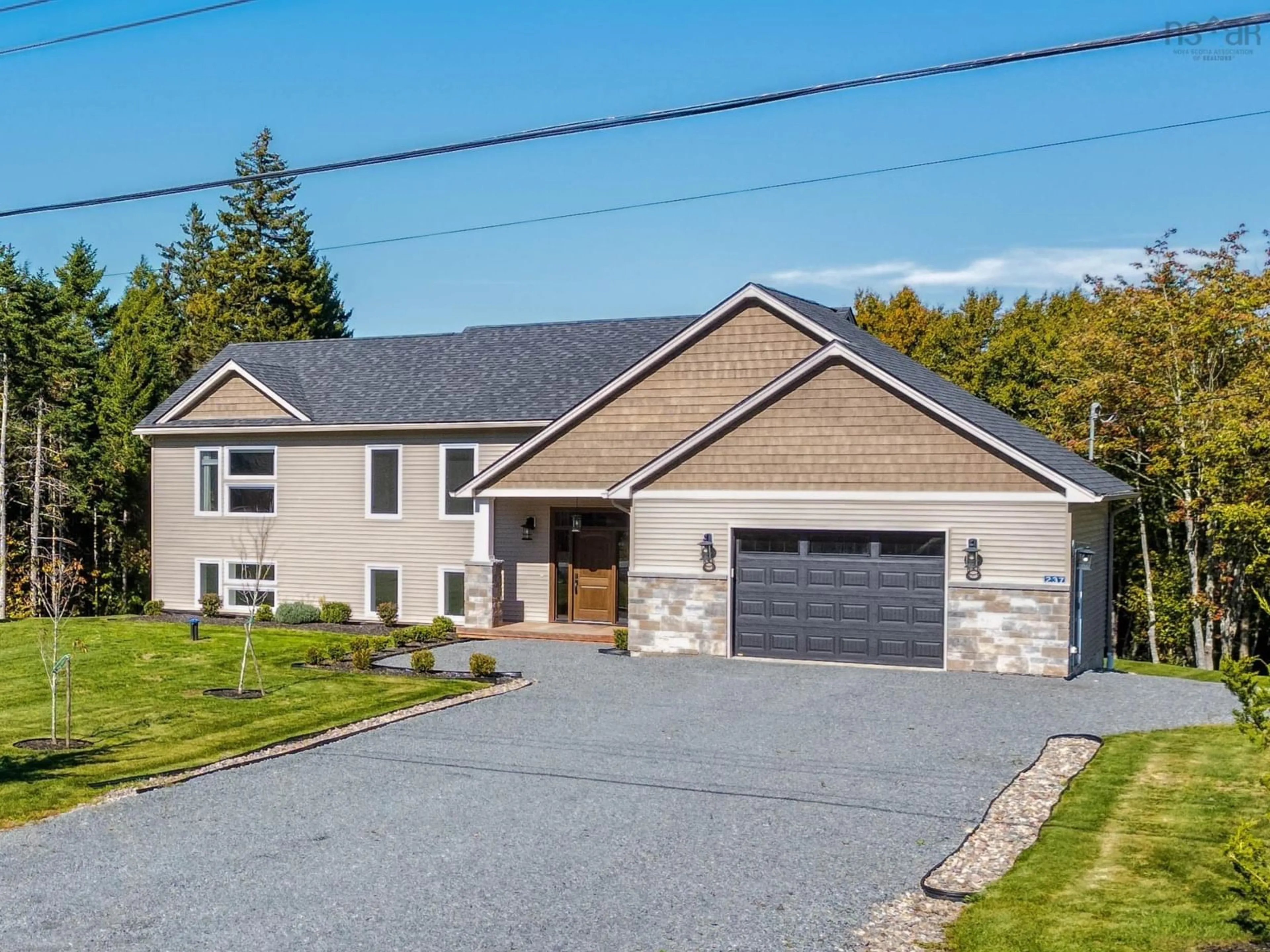 Home with vinyl exterior material, street for 237 Magenta Dr, Middle Sackville Nova Scotia B4E 0M7