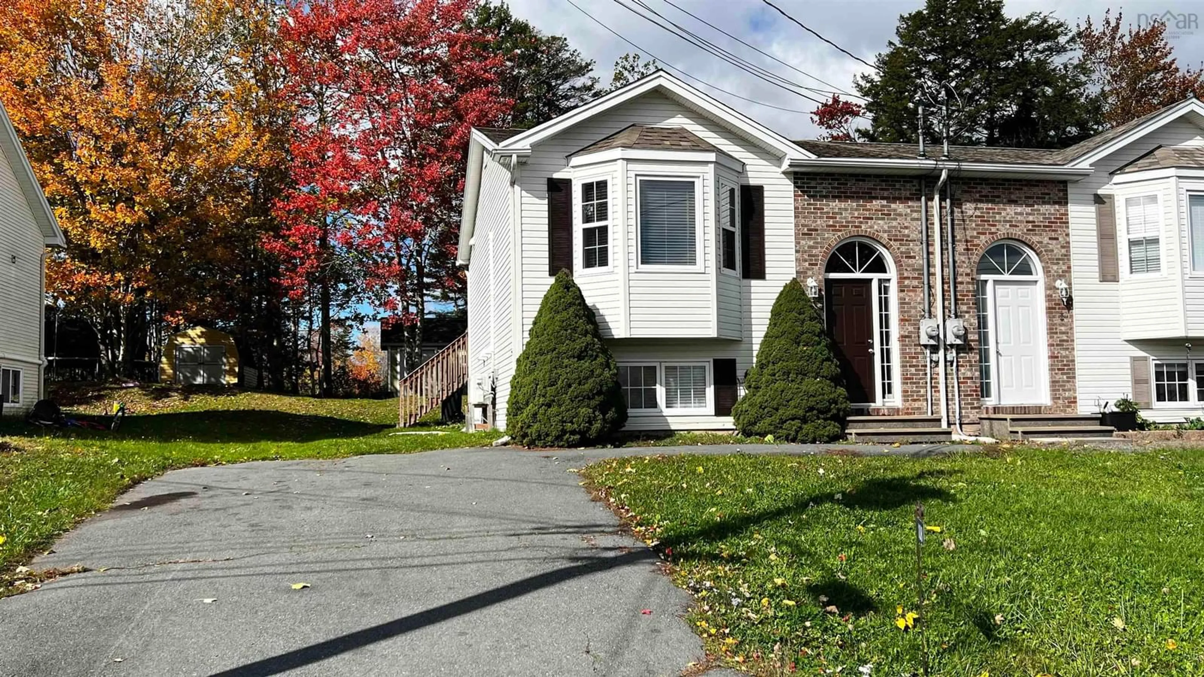 Home with vinyl exterior material, street for 108 Hemlock Dr, Elmsdale Nova Scotia B2S 1B9