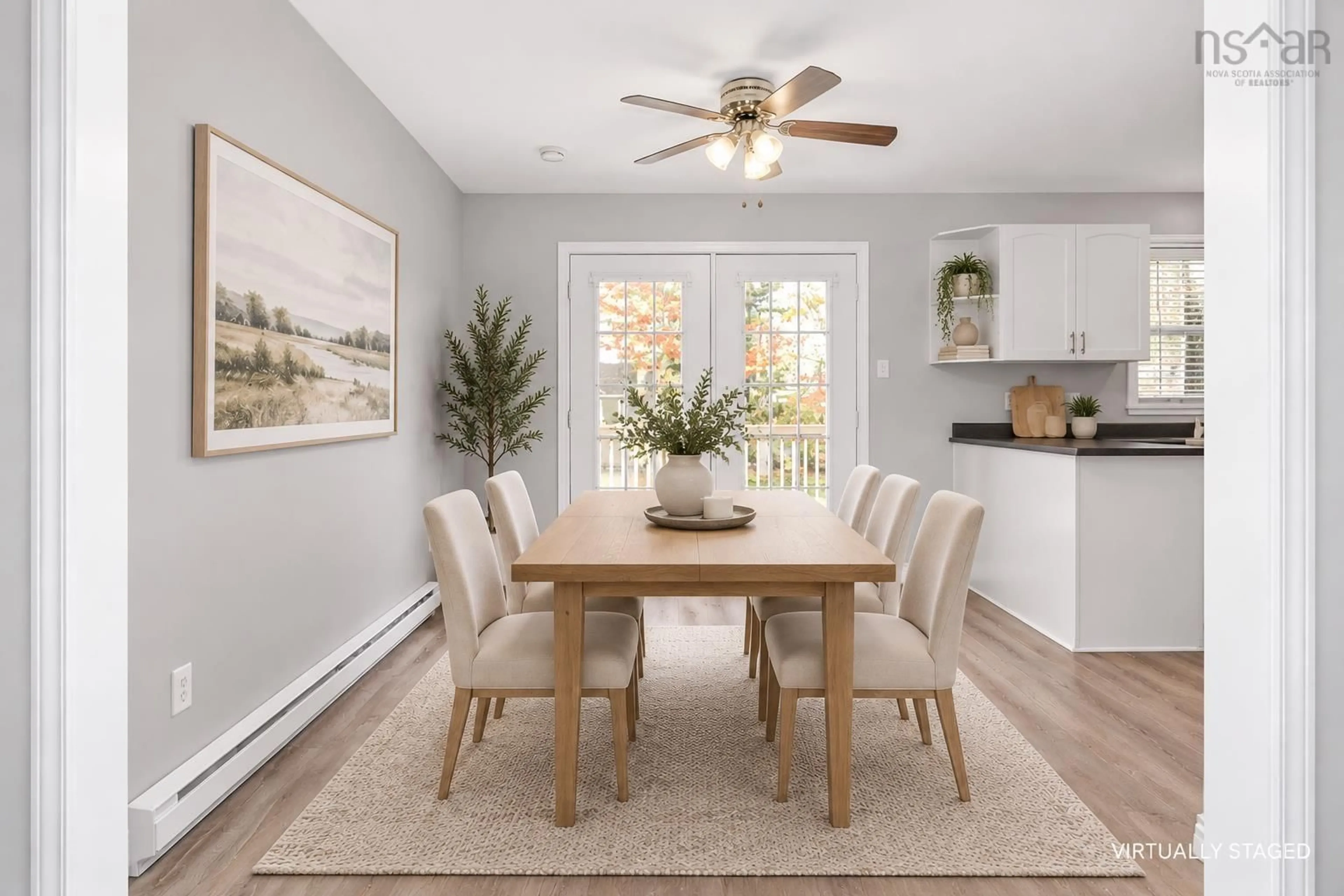 Dining room, wood/laminate floor for 108 Hemlock Dr, Elmsdale Nova Scotia B2S 1B9