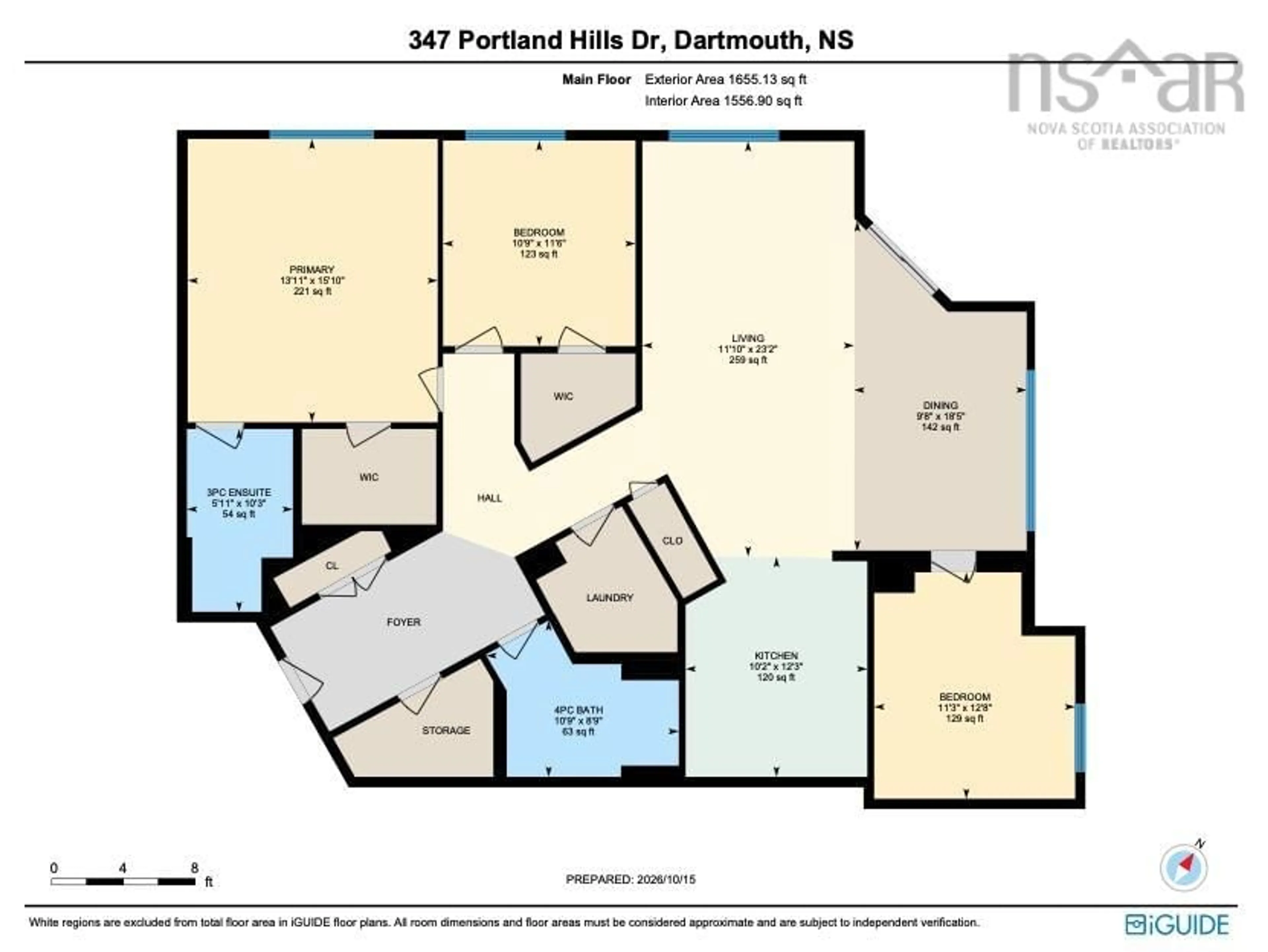 Floor plan for 347 Portland Hills Dr #403, Dartmouth Nova Scotia B2W 0A7