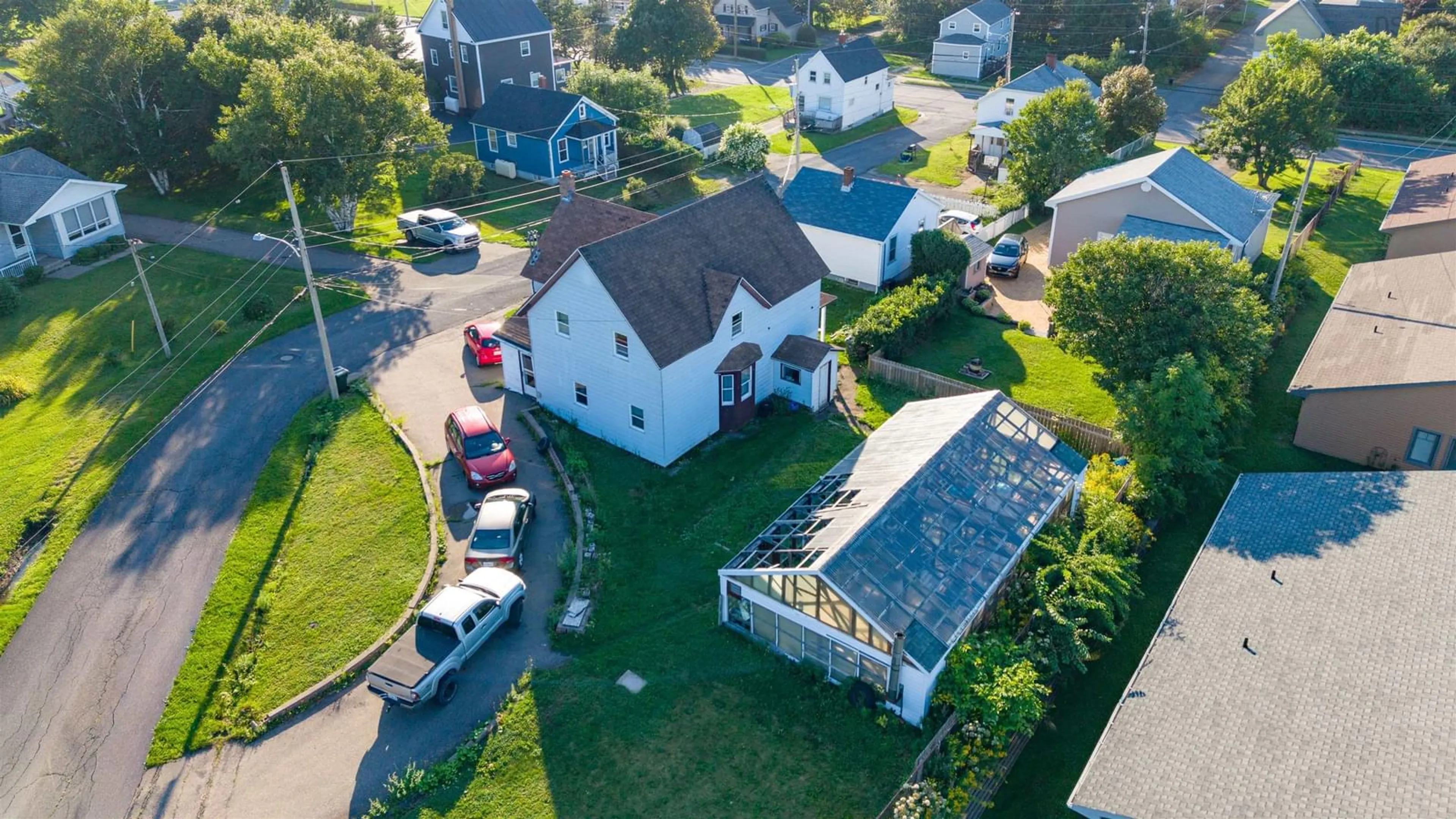 A pic from outside/outdoor area/front of a property/back of a property/a pic from drone, street for 3 Collins St, Glace Bay Nova Scotia B1C 1A5