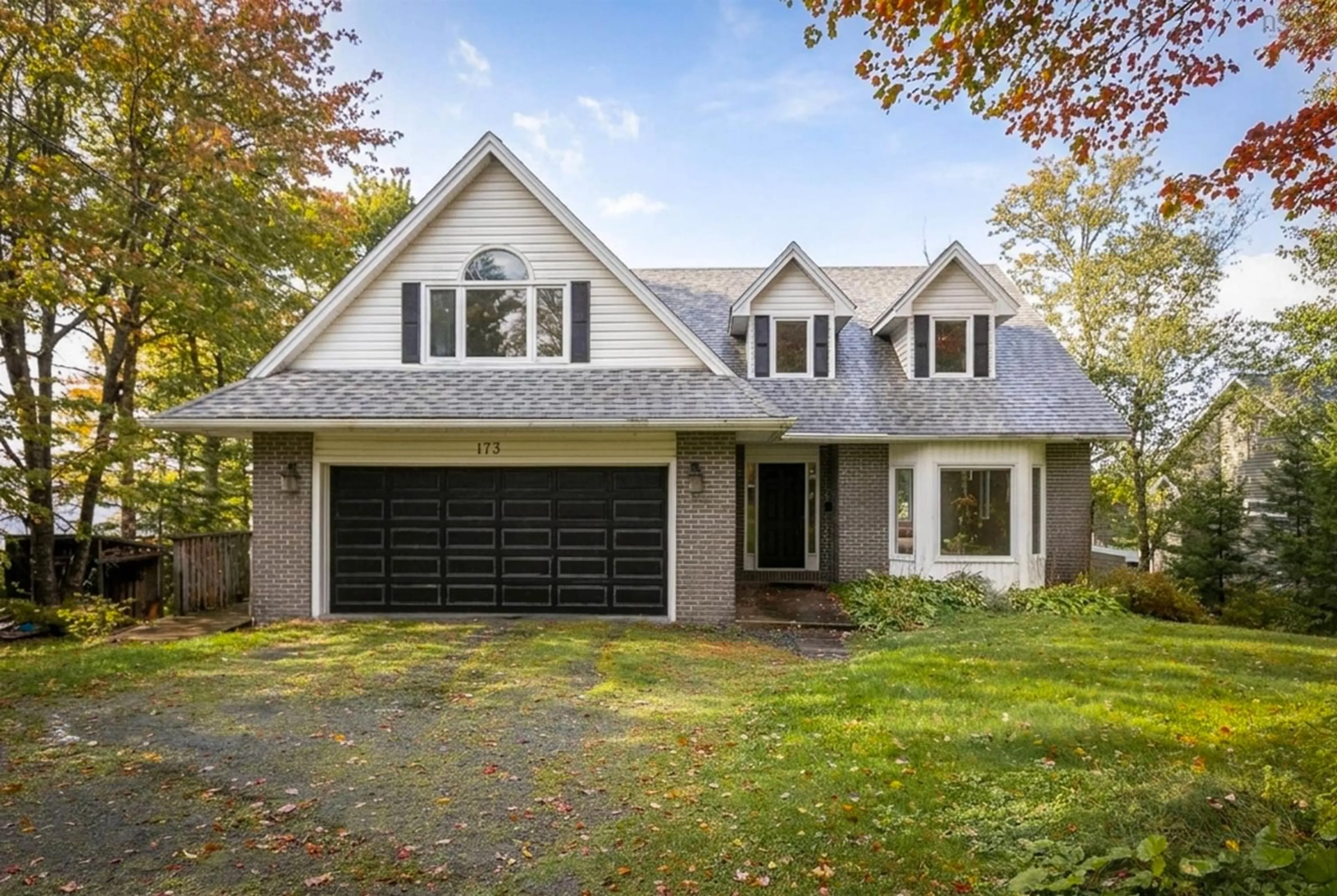 Home with vinyl exterior material, street for 173 Dempster Cres, Mineville Nova Scotia B2Z 1J7