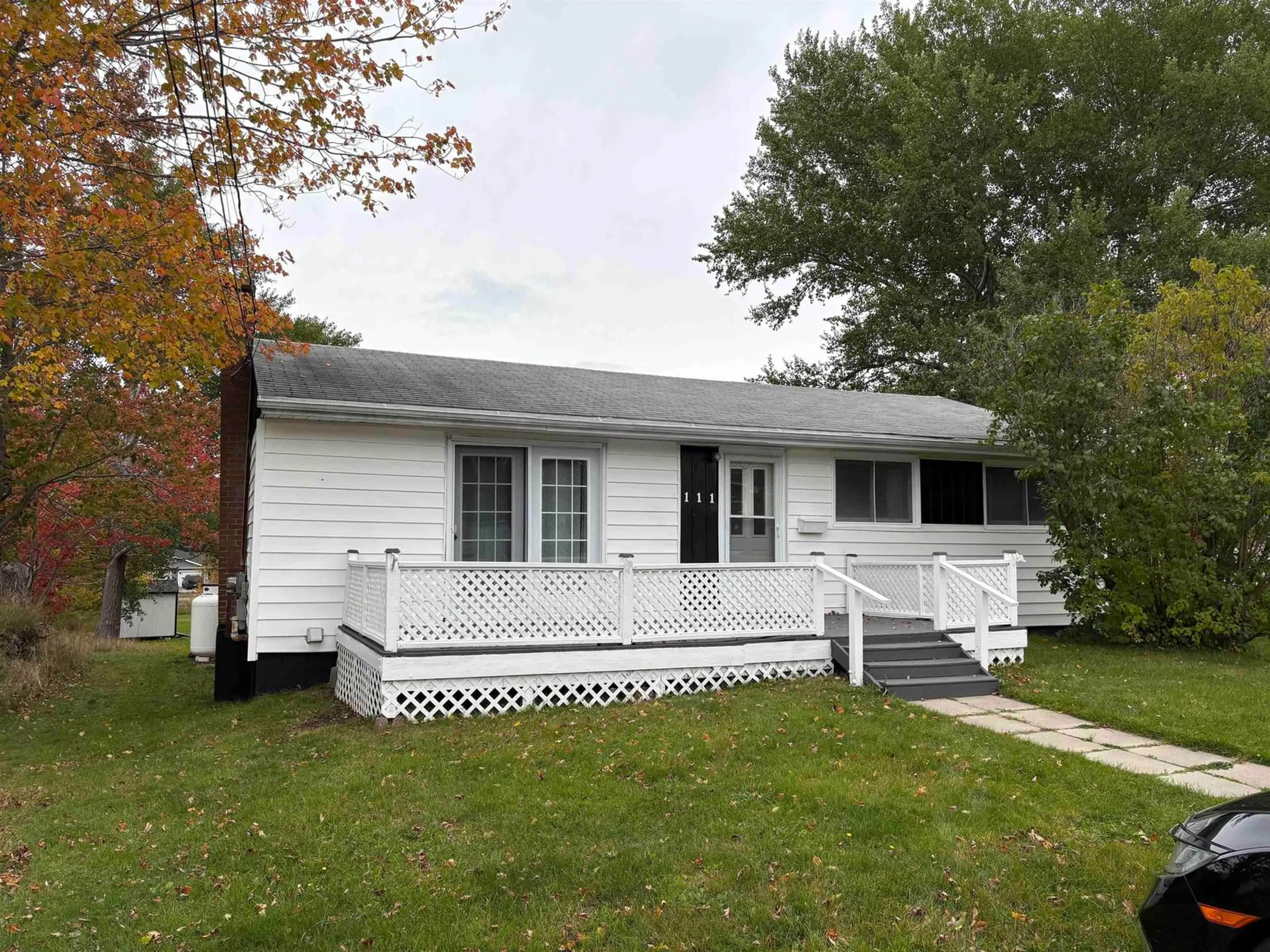 Home with vinyl exterior material, street for 111 Greenhill Dr, Sydney River Nova Scotia B1S 1K4