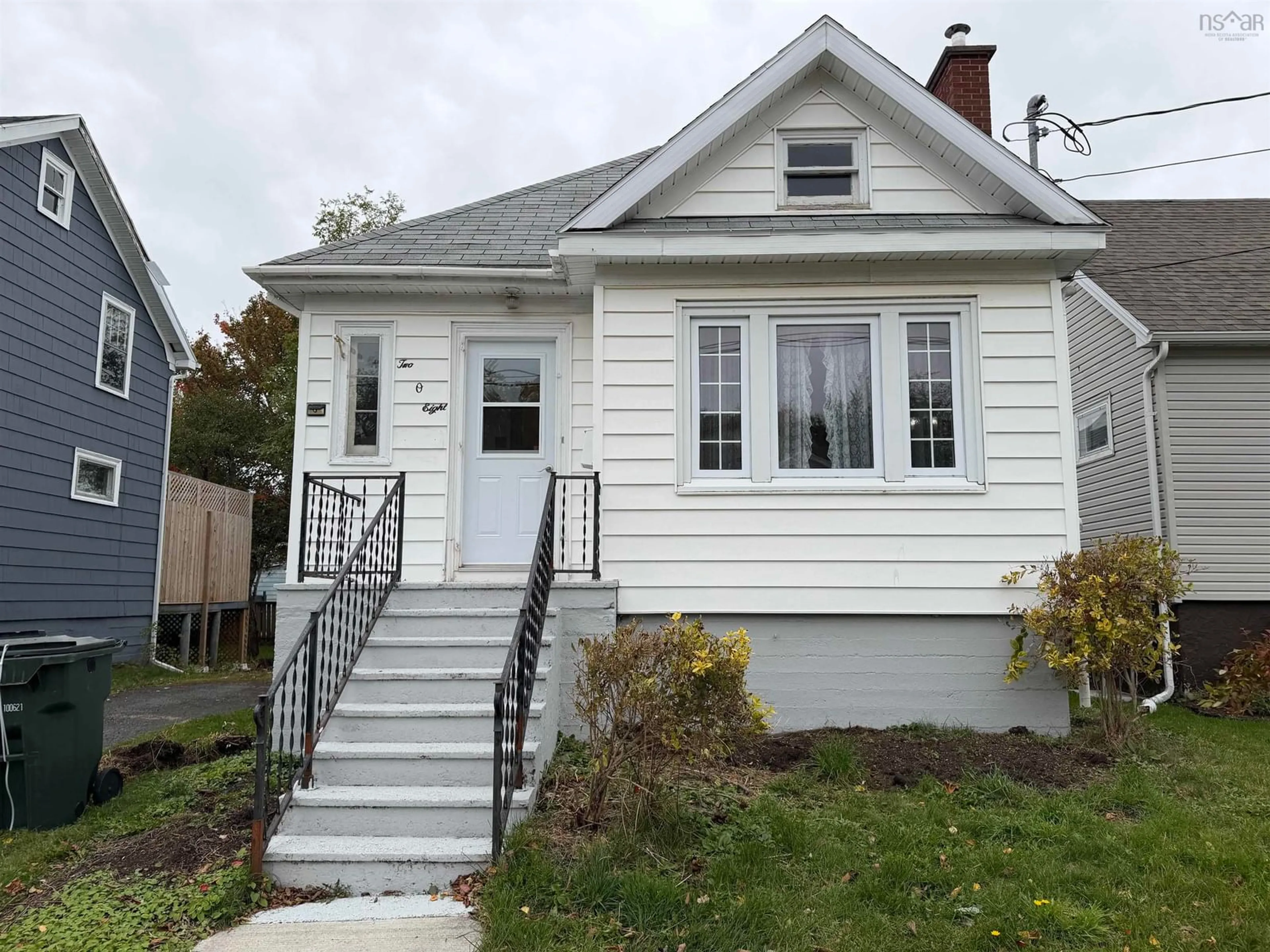 Home with vinyl exterior material, street for 208 Dillon St, Sydney Nova Scotia B1P 5C2