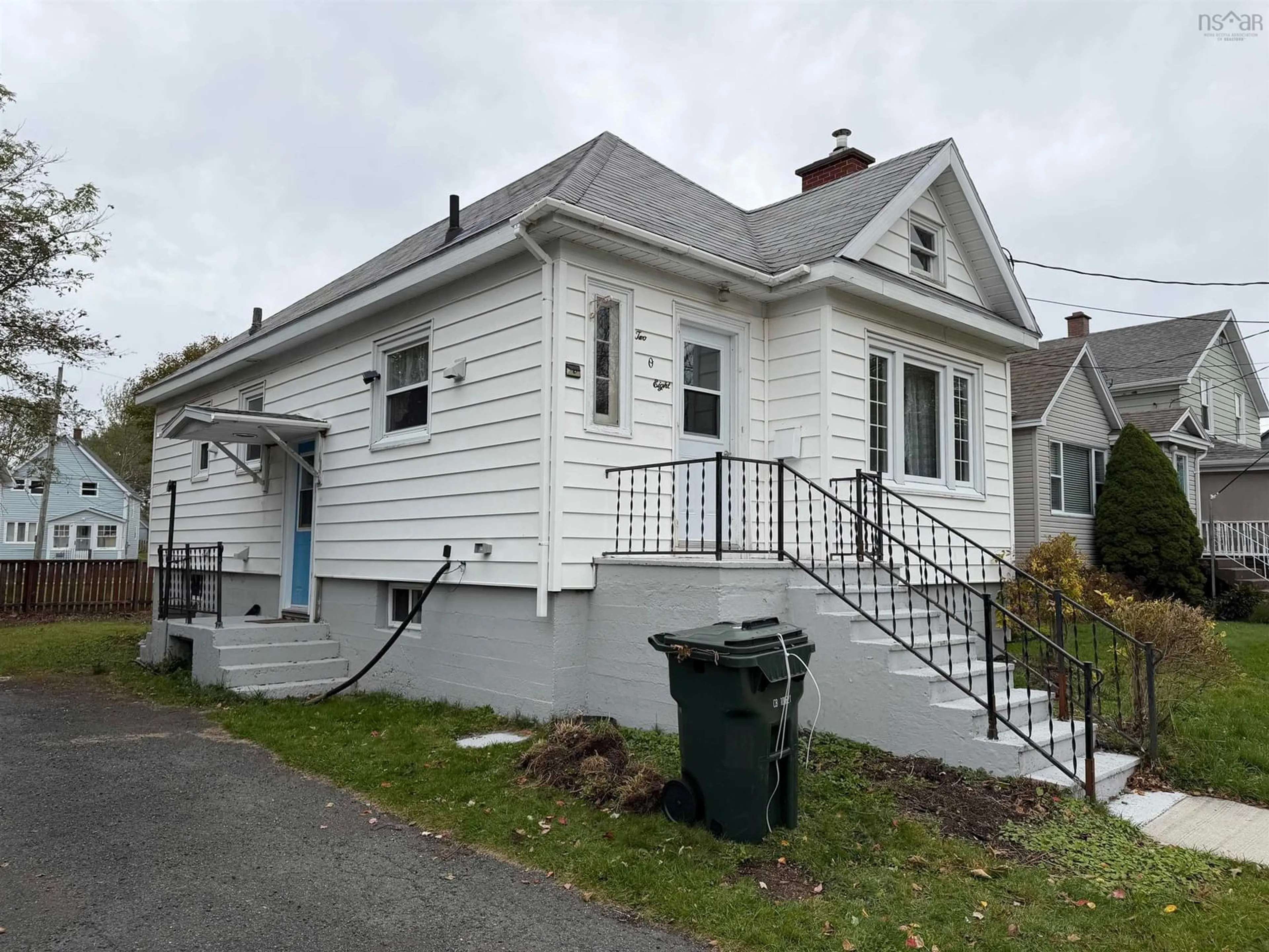Home with vinyl exterior material, street for 208 Dillon St, Sydney Nova Scotia B1P 5C2