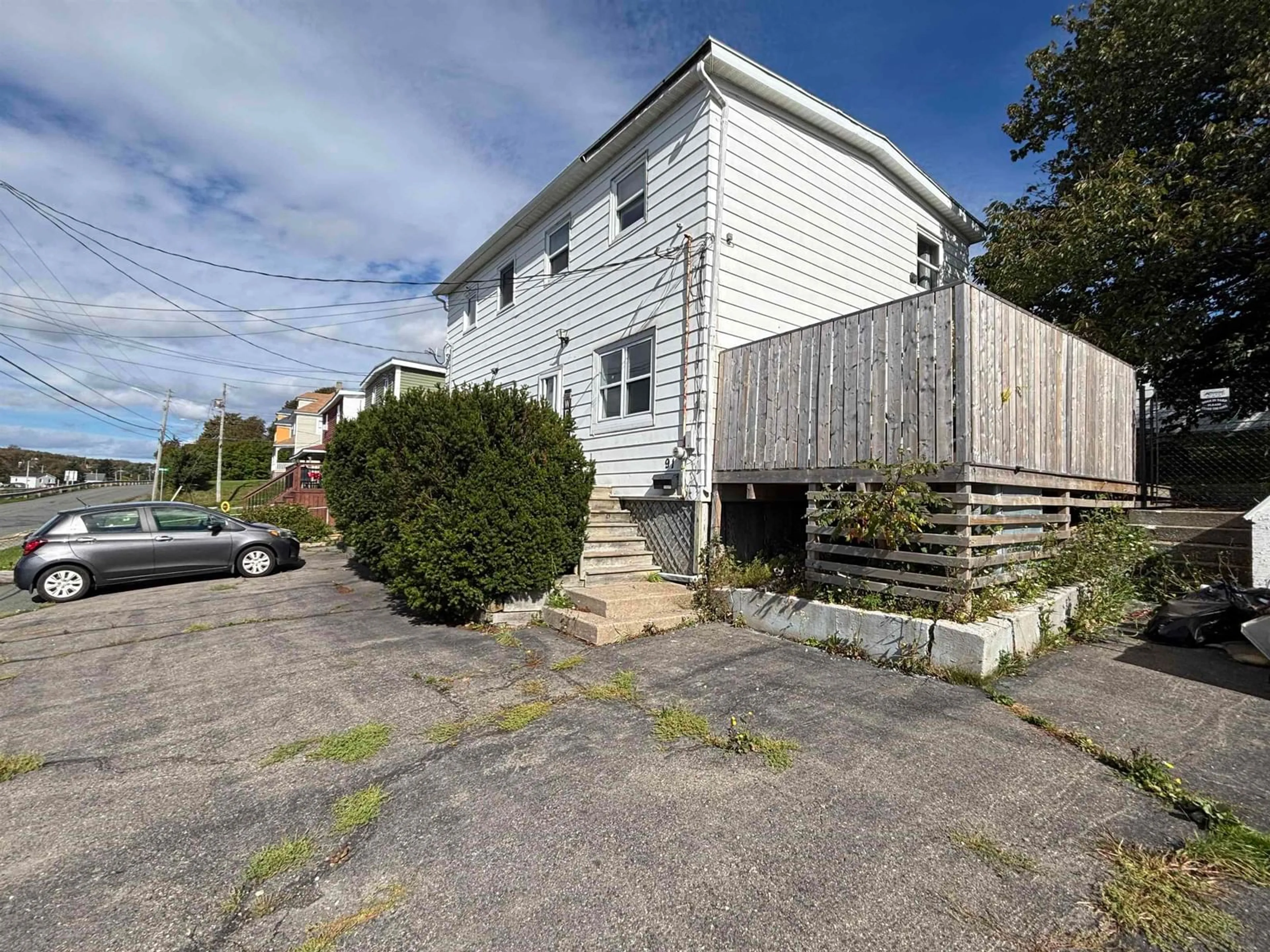 A pic from outside/outdoor area/front of a property/back of a property/a pic from drone, street for 91 Tobin Ave, North Sydney Nova Scotia B2A 3B7