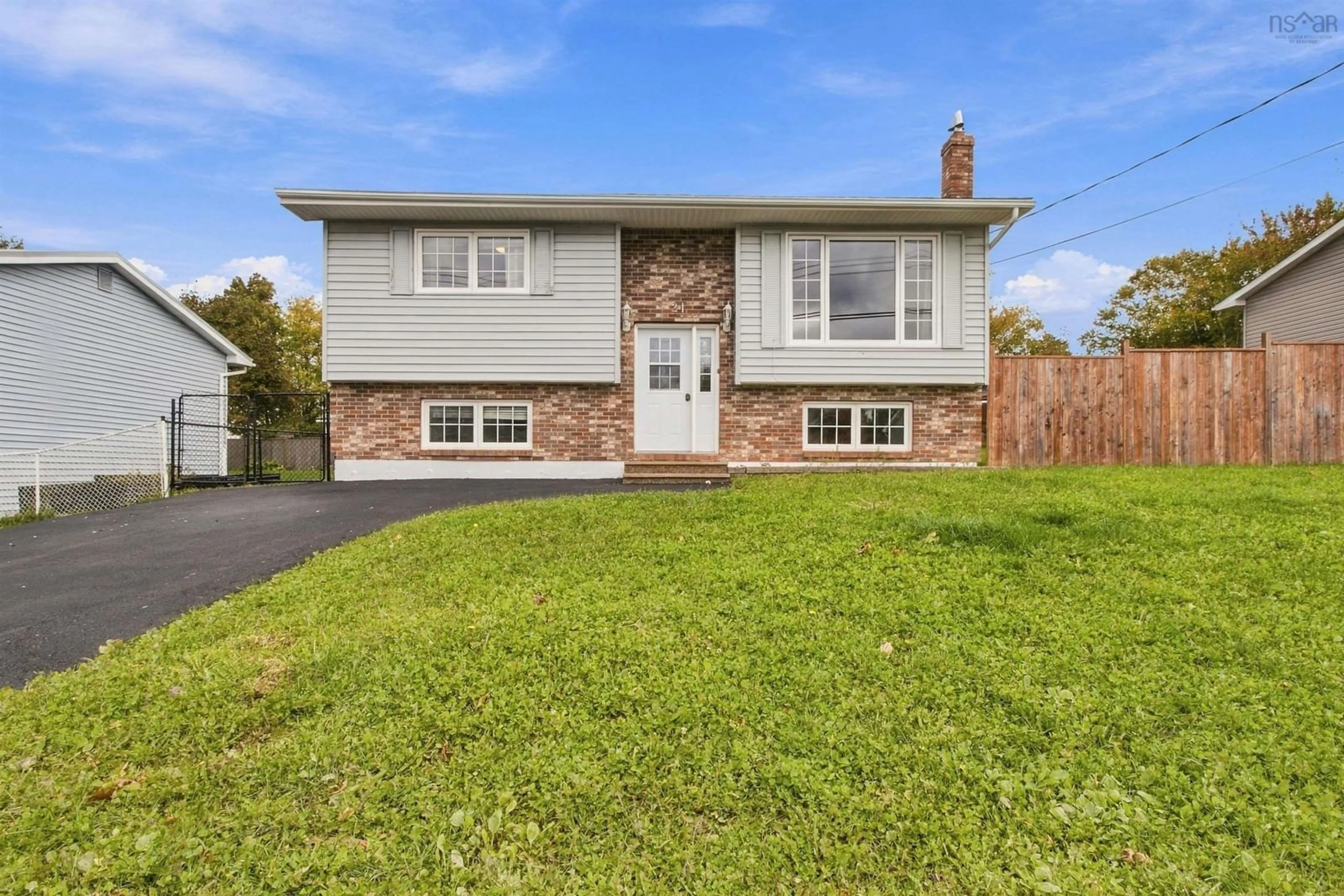 Home with vinyl exterior material, street for 21 Gammon Cres, Forest Hills Nova Scotia B2W 5P2